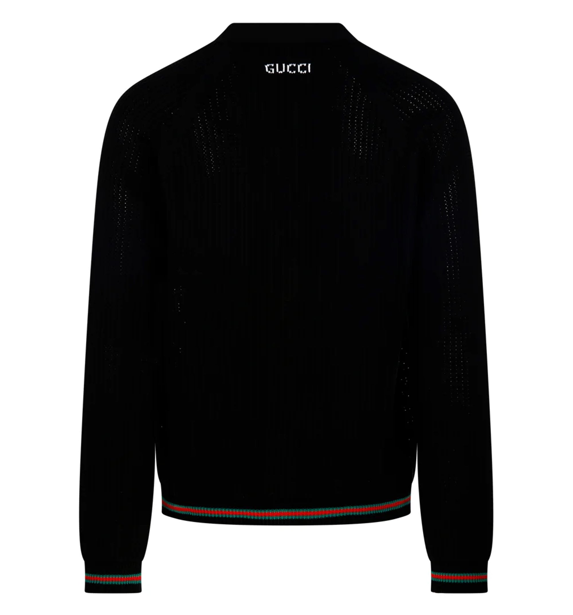 Cotton Knit Cardigan With Web