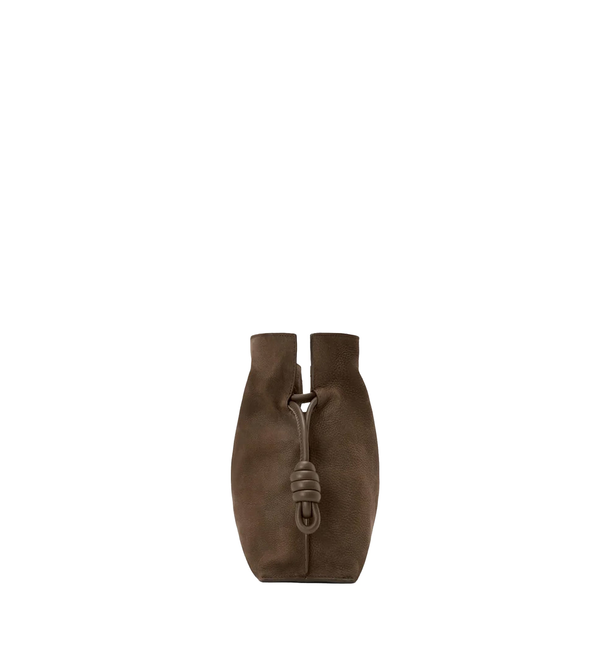 Medium Flamenco Clutch In Grained Nubuck