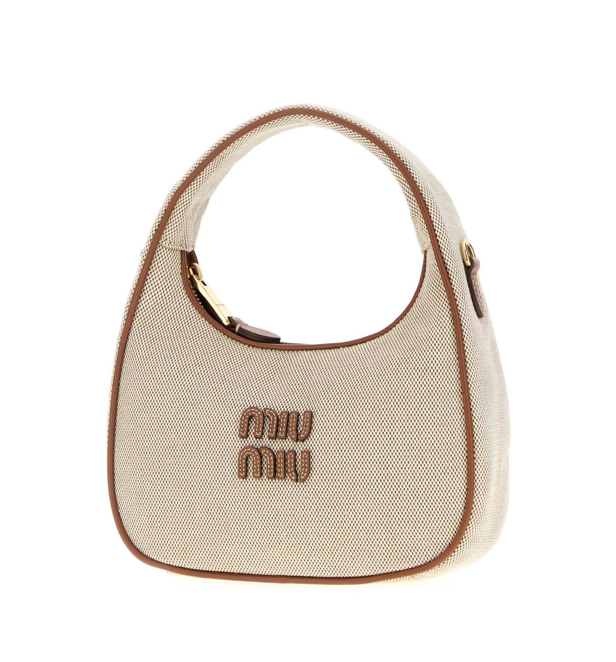 Two-Tone Canvas Handbag