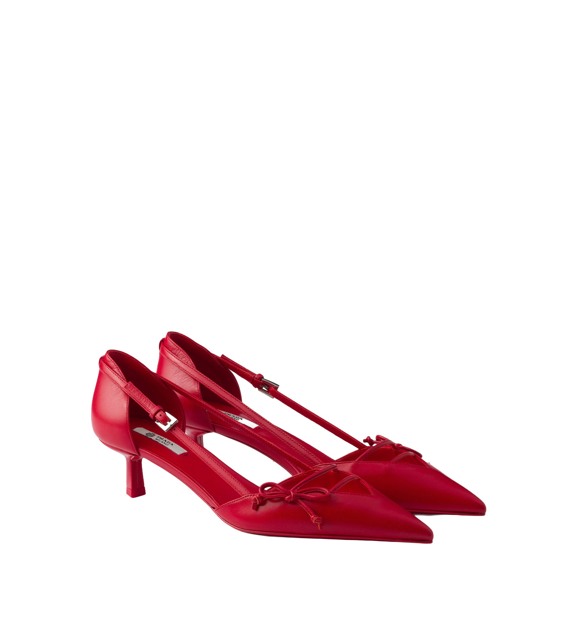 Open-Side Leather Pumps