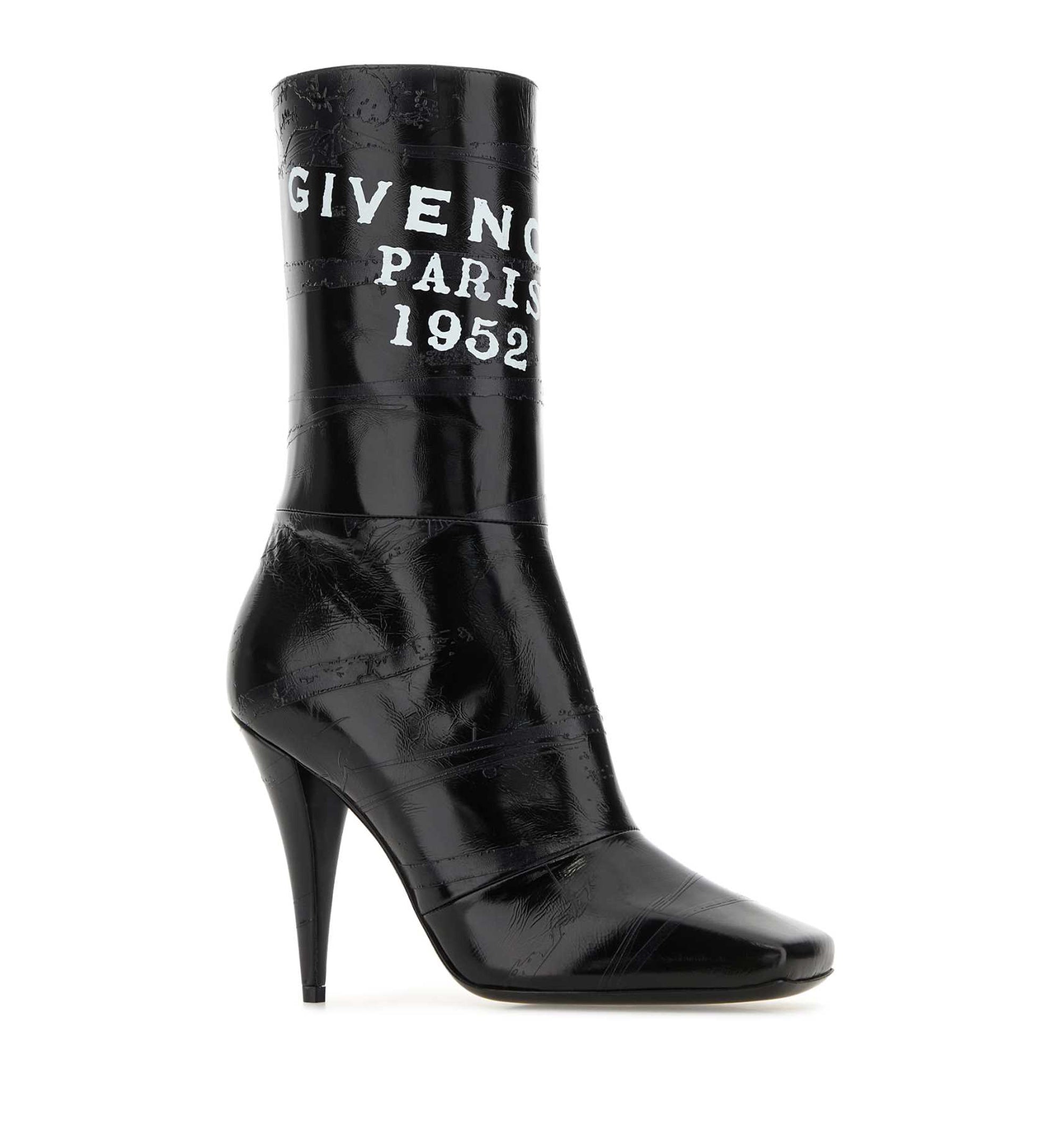Sliced Square Ankle Boots