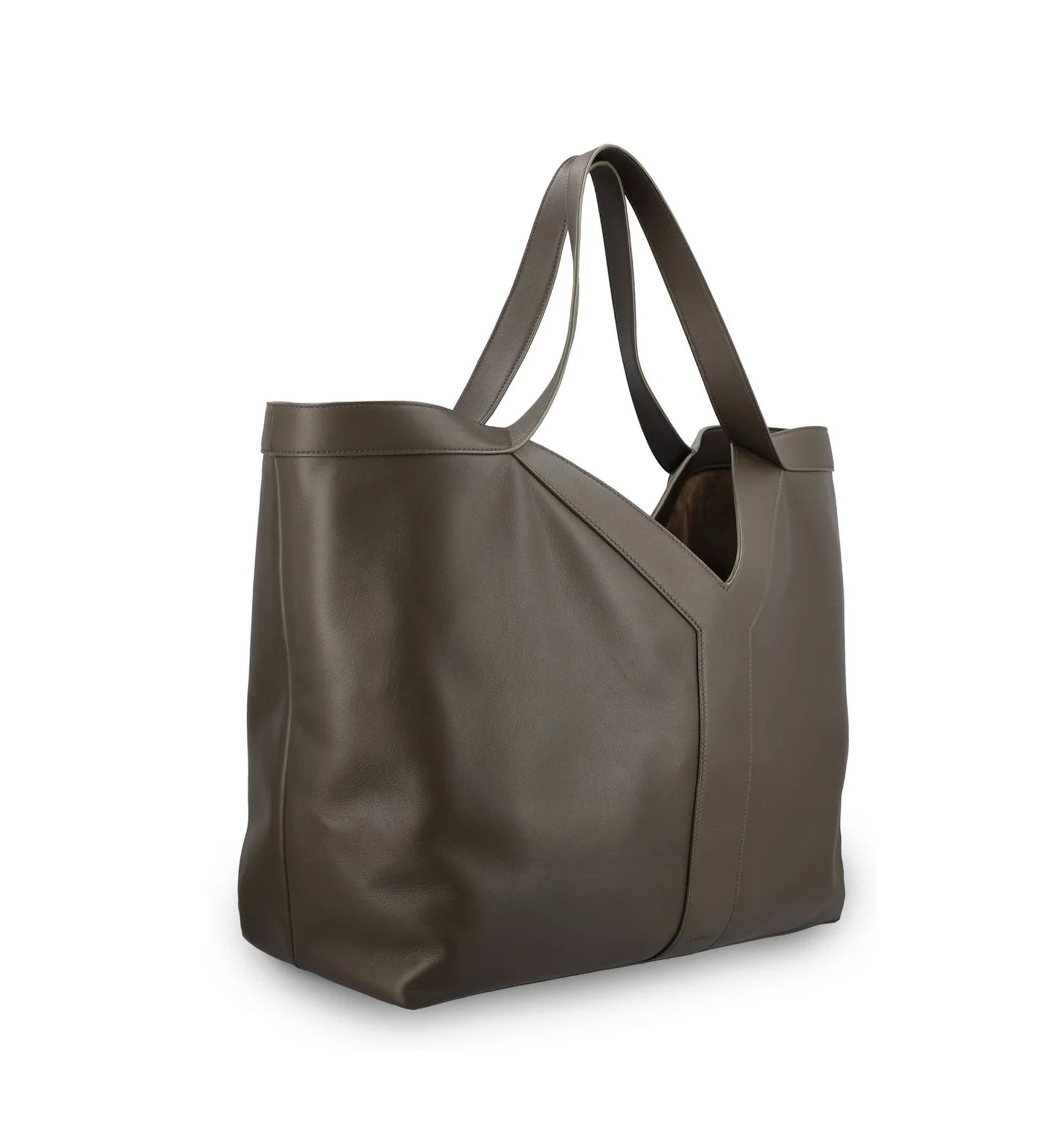 Y Large Tote In Leather