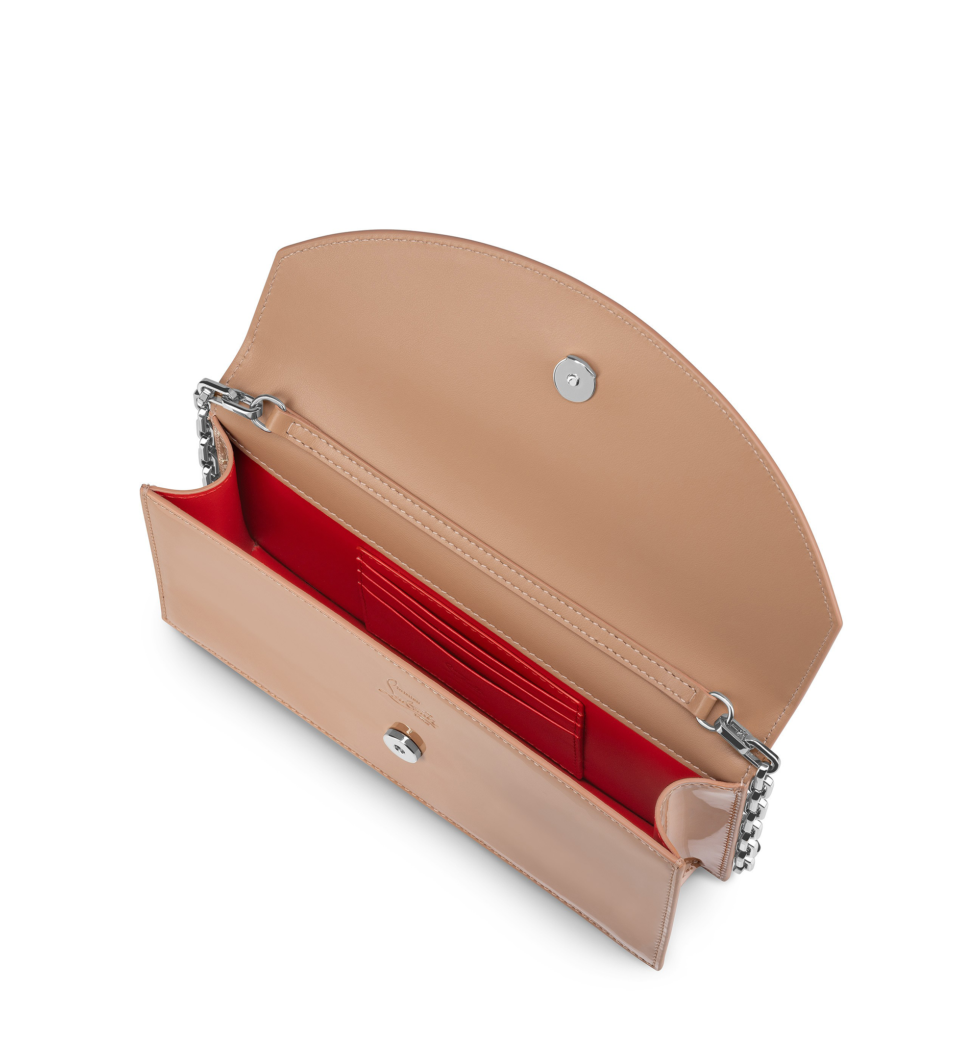 Loubi54 Patent Leather Clutch