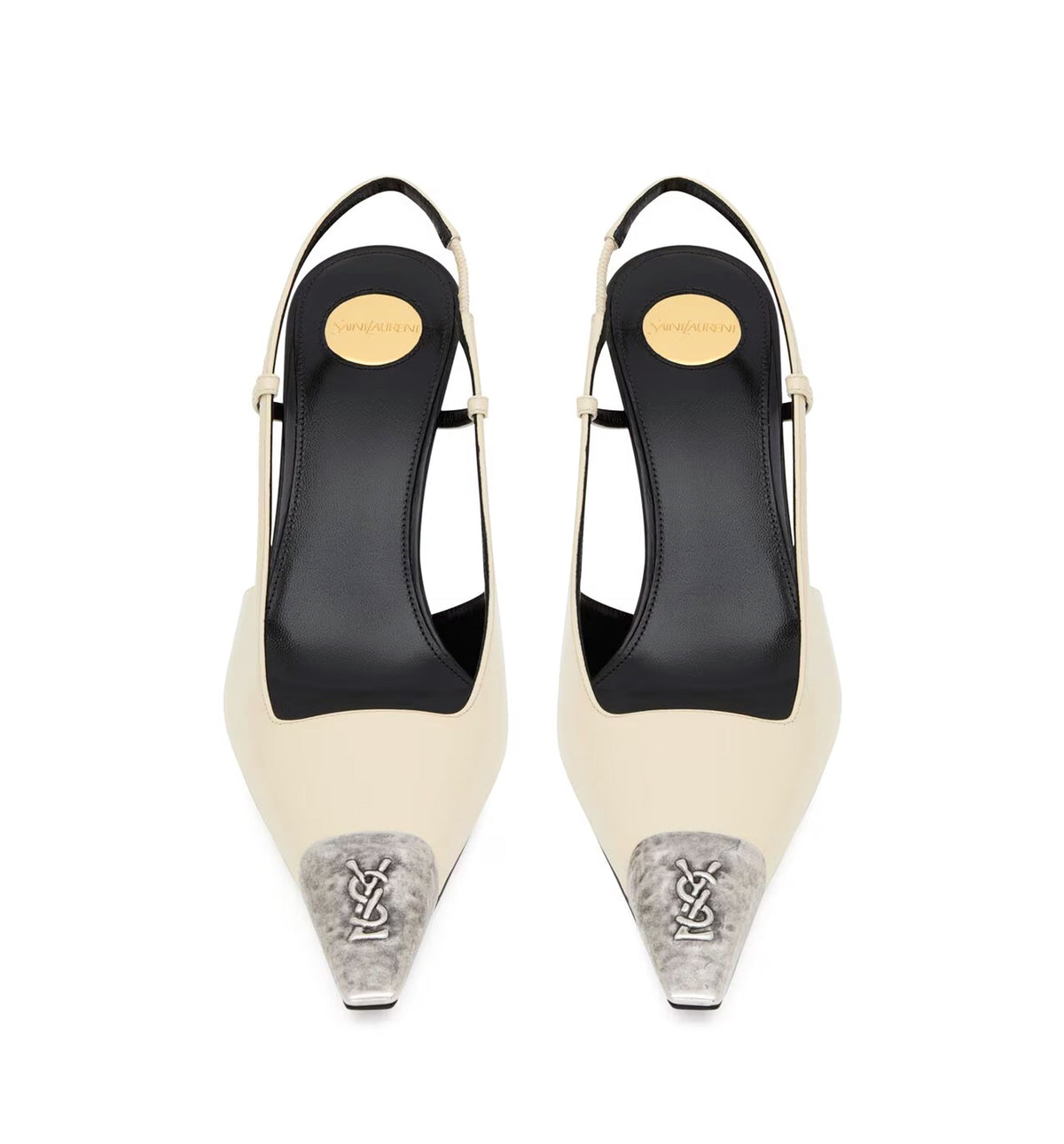 Jeanne Slingback Pumps In Smooth Leather