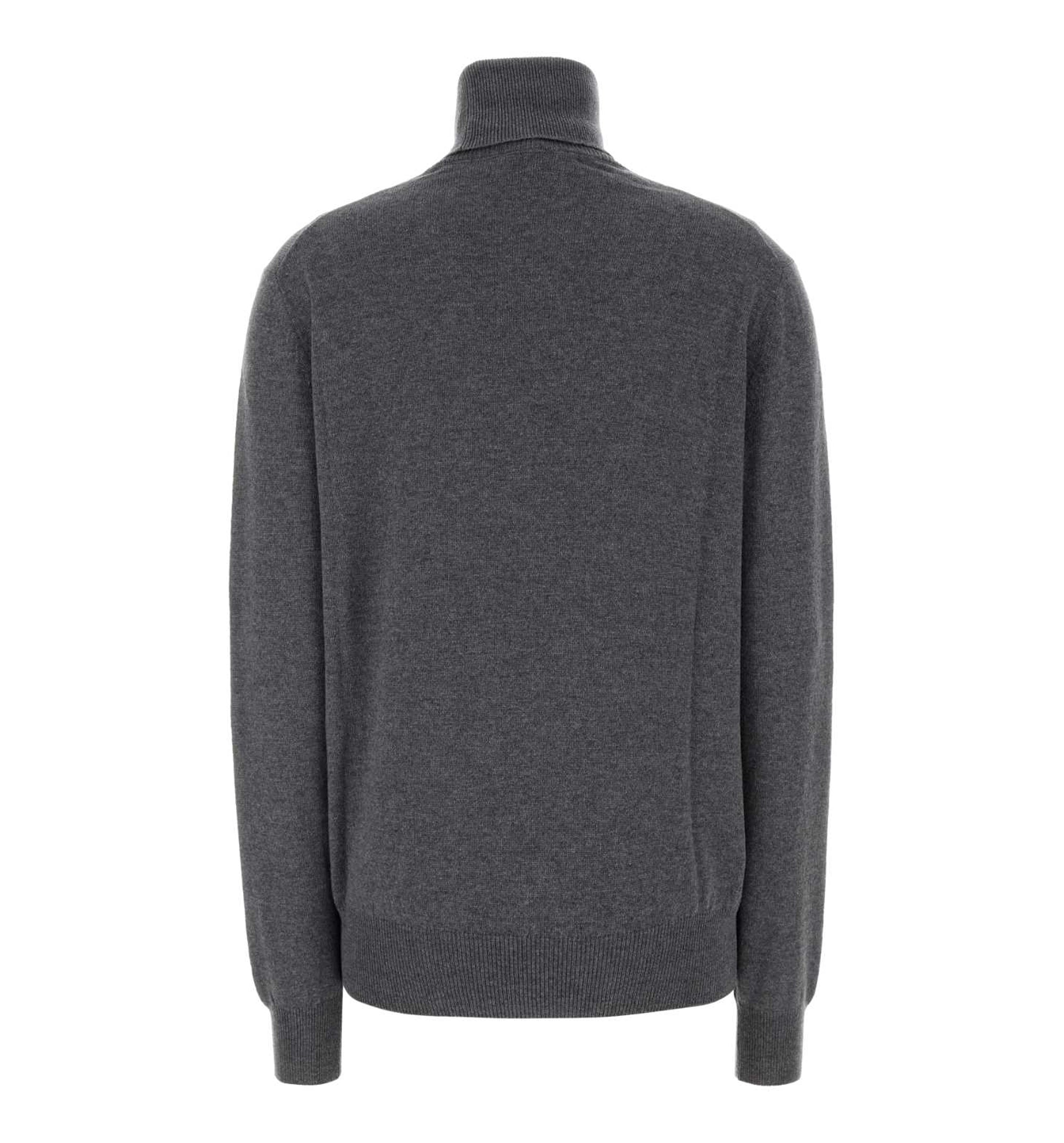 Cashmere Turtleneck With Intarsia