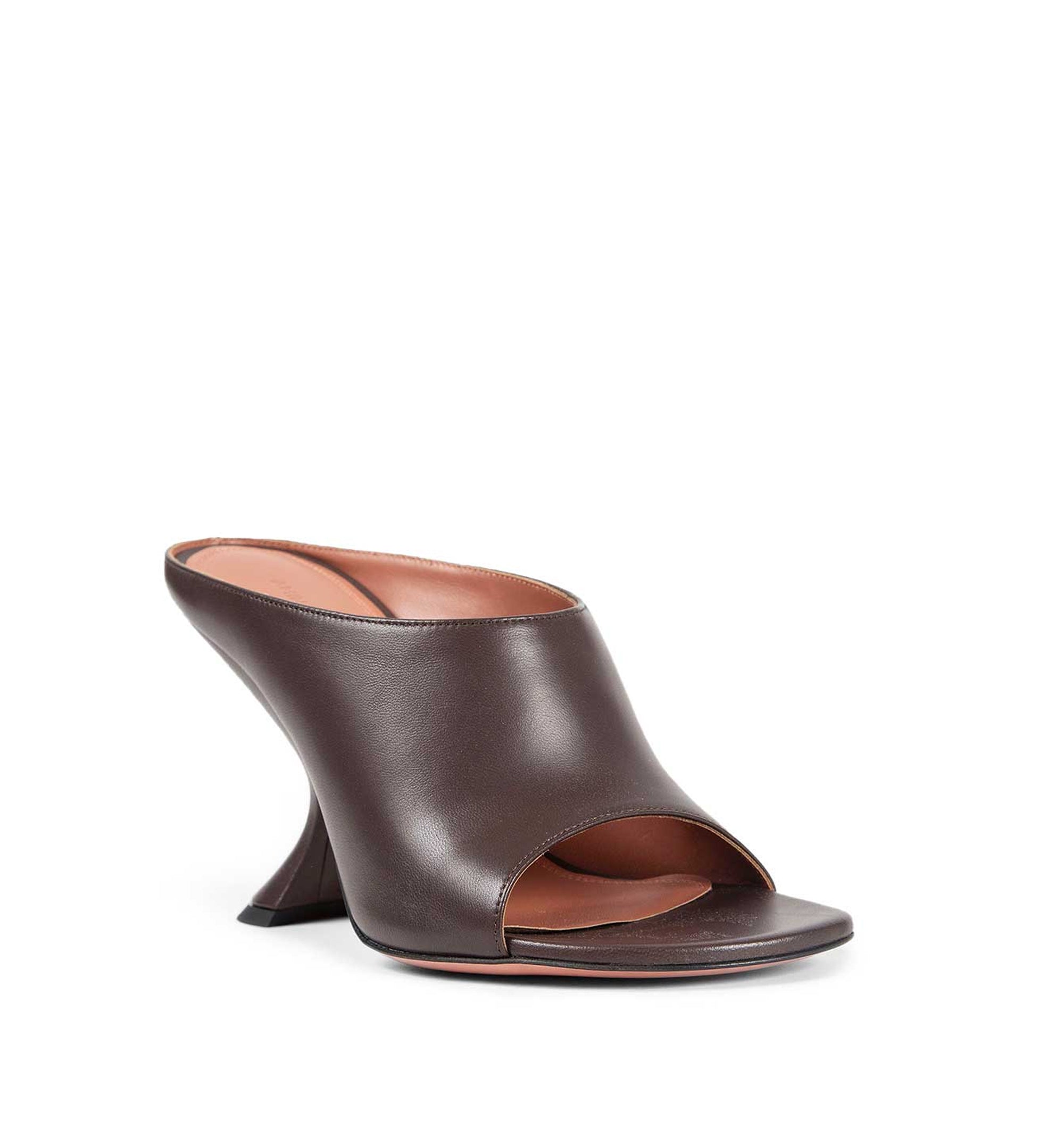 Taylor Slipper 90 Coffee Nappa