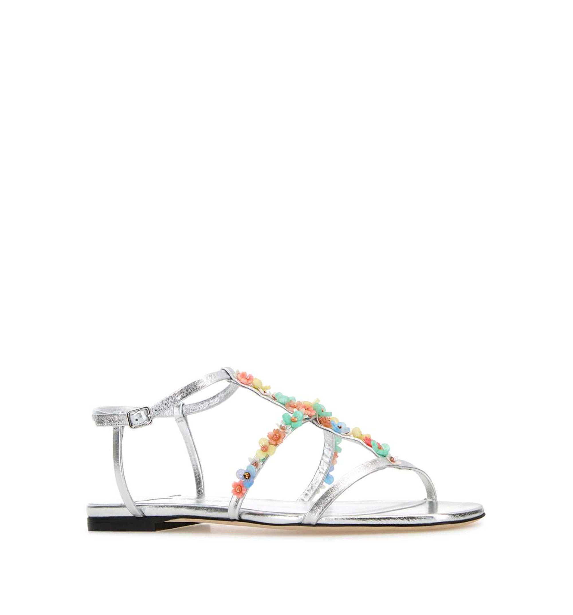 Gwyn Daisy Flat Sandals