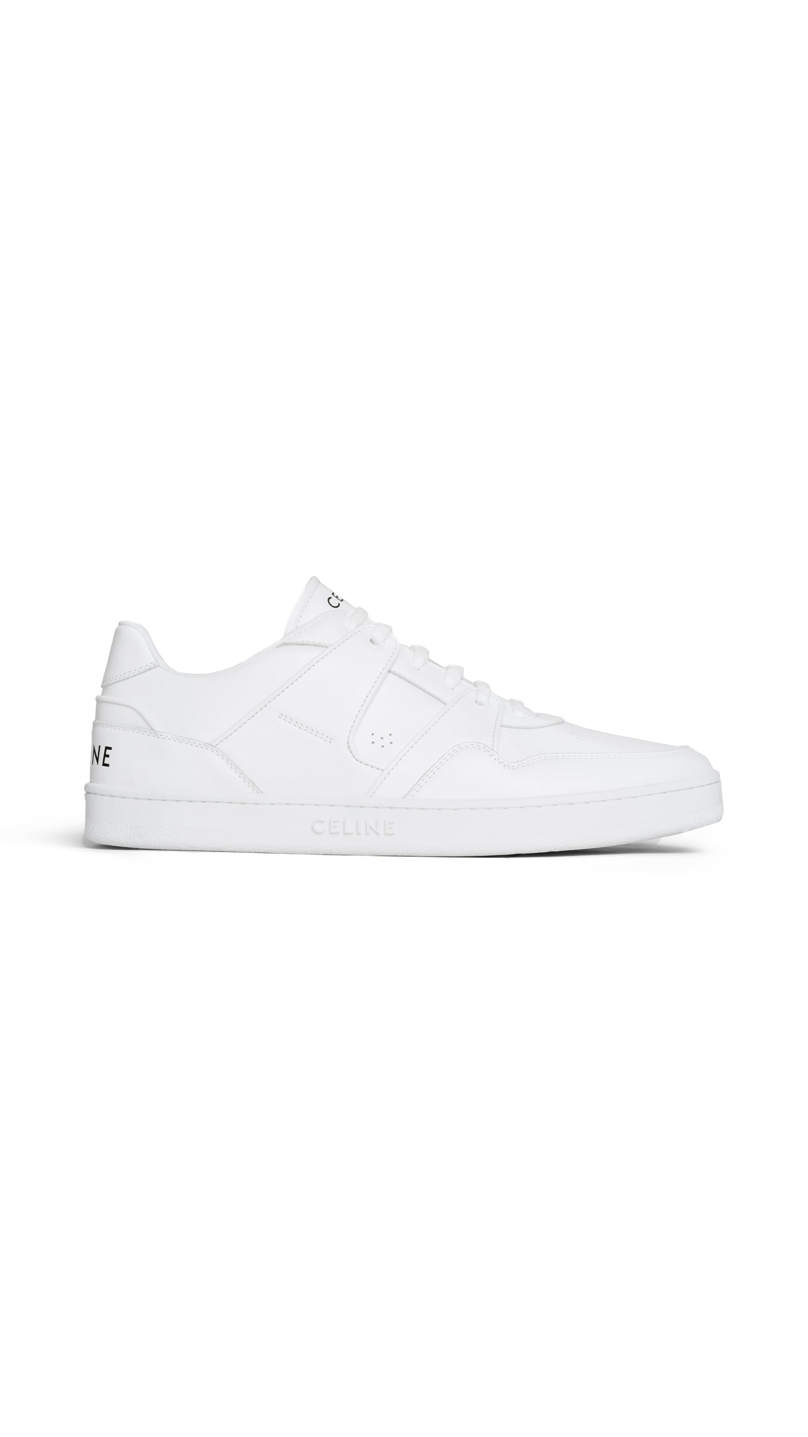 Men's CT-04 Low Lace-up Sneaker in Calfskin - Optical White