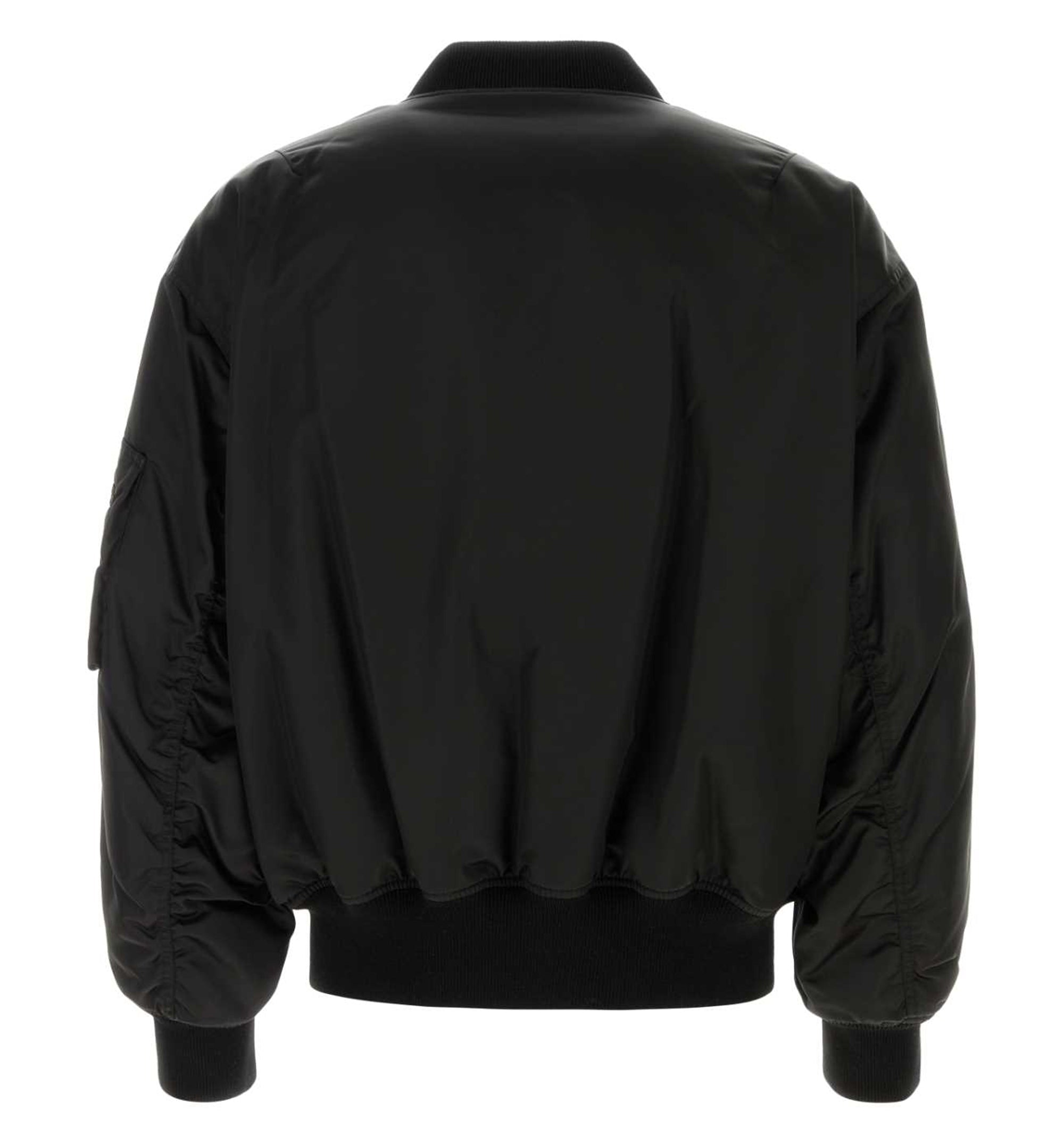 Bomber Jacket in Water-Repellent Nylon Serge