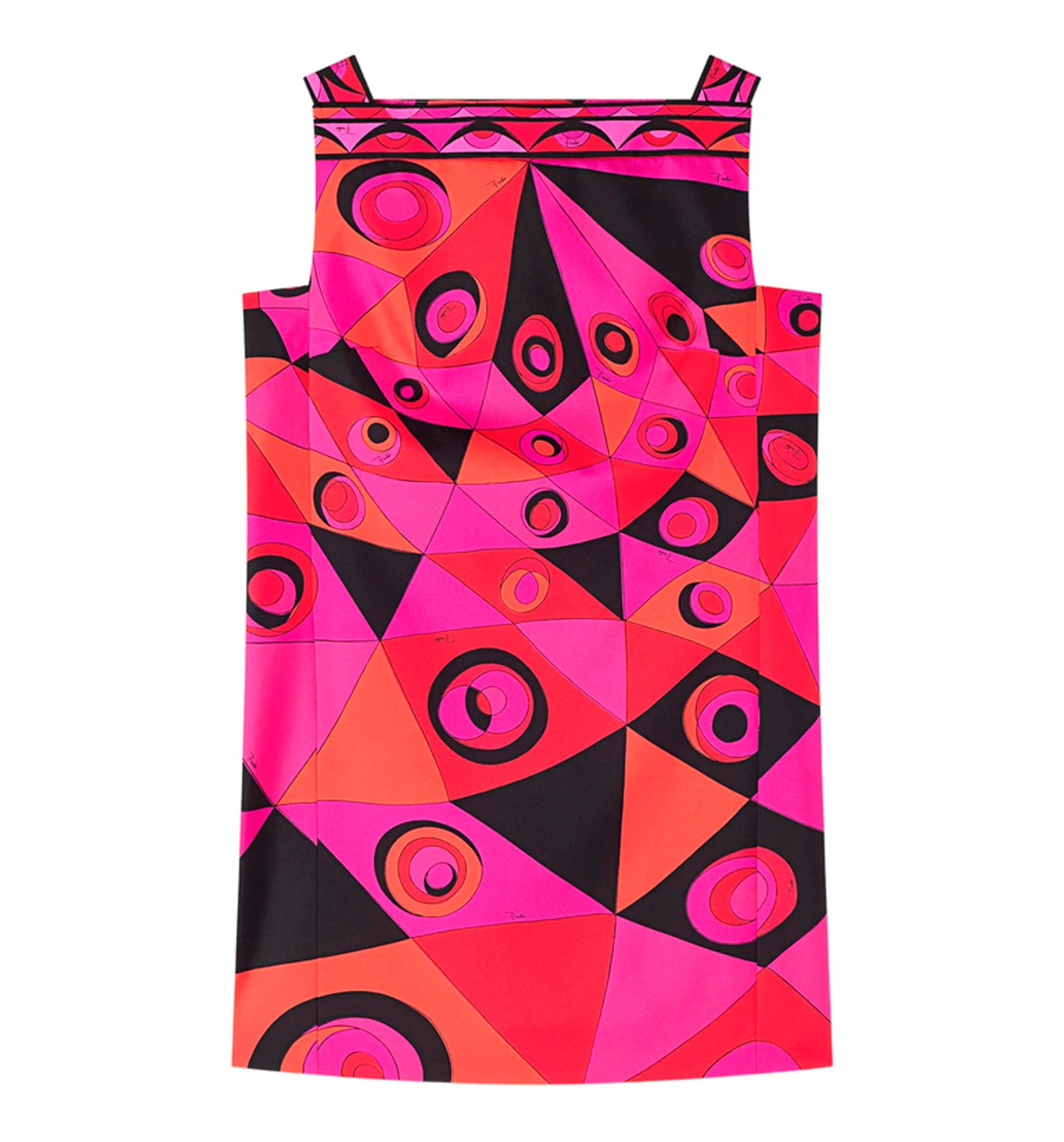 Occhi Print Silk Dress