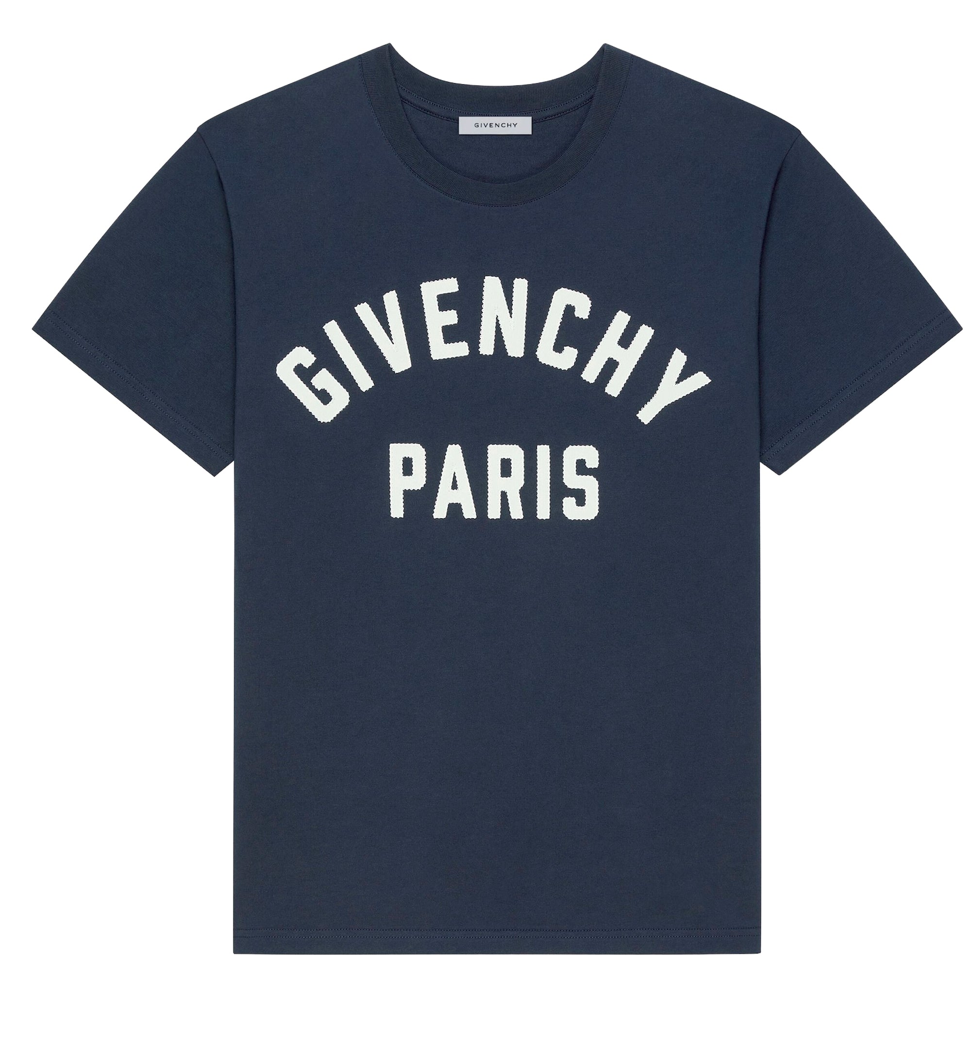 T-shirt in cotton with Givenchy Paris embroidery