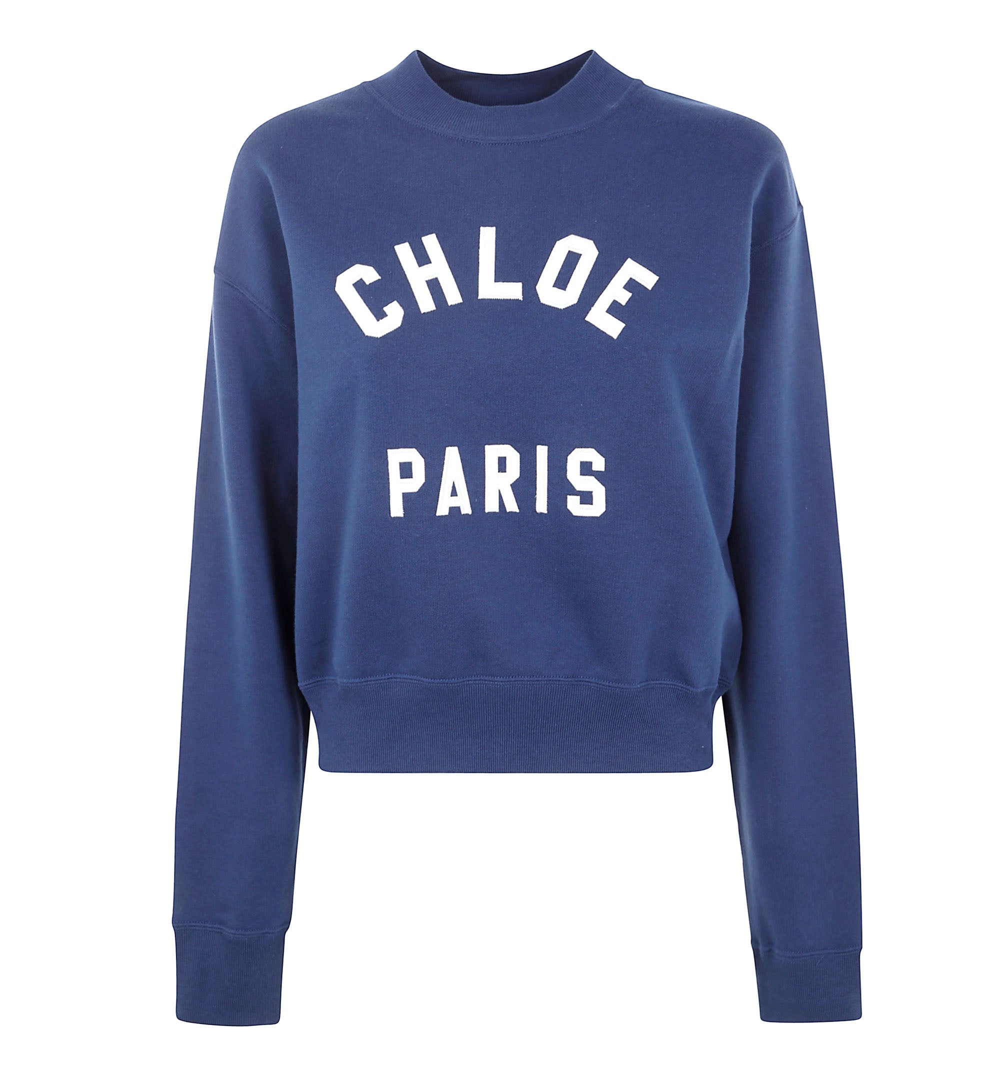 Cropped Round Neck Sweatshirt