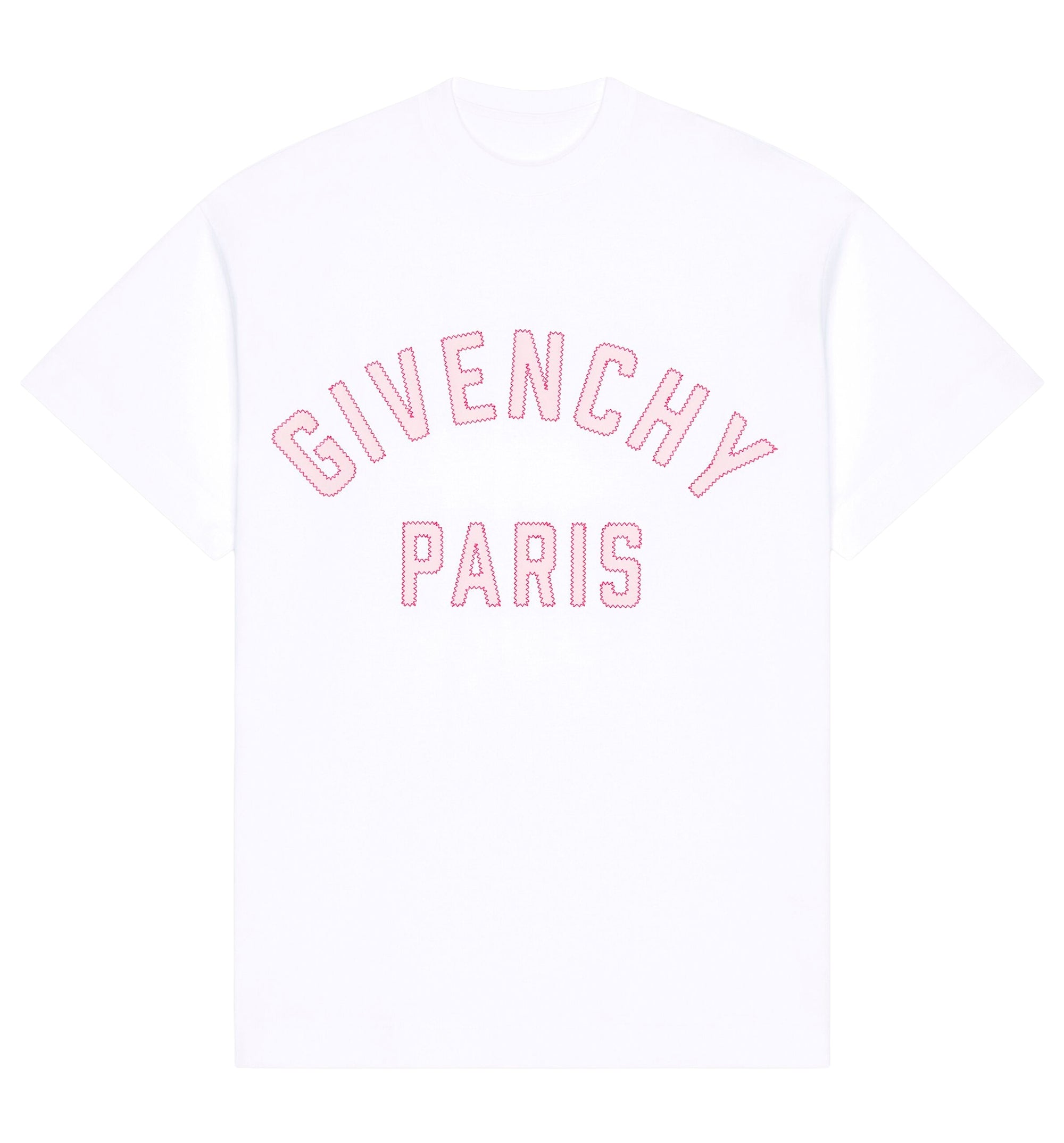 T-shirt in cotton with Givenchy Paris embroidery