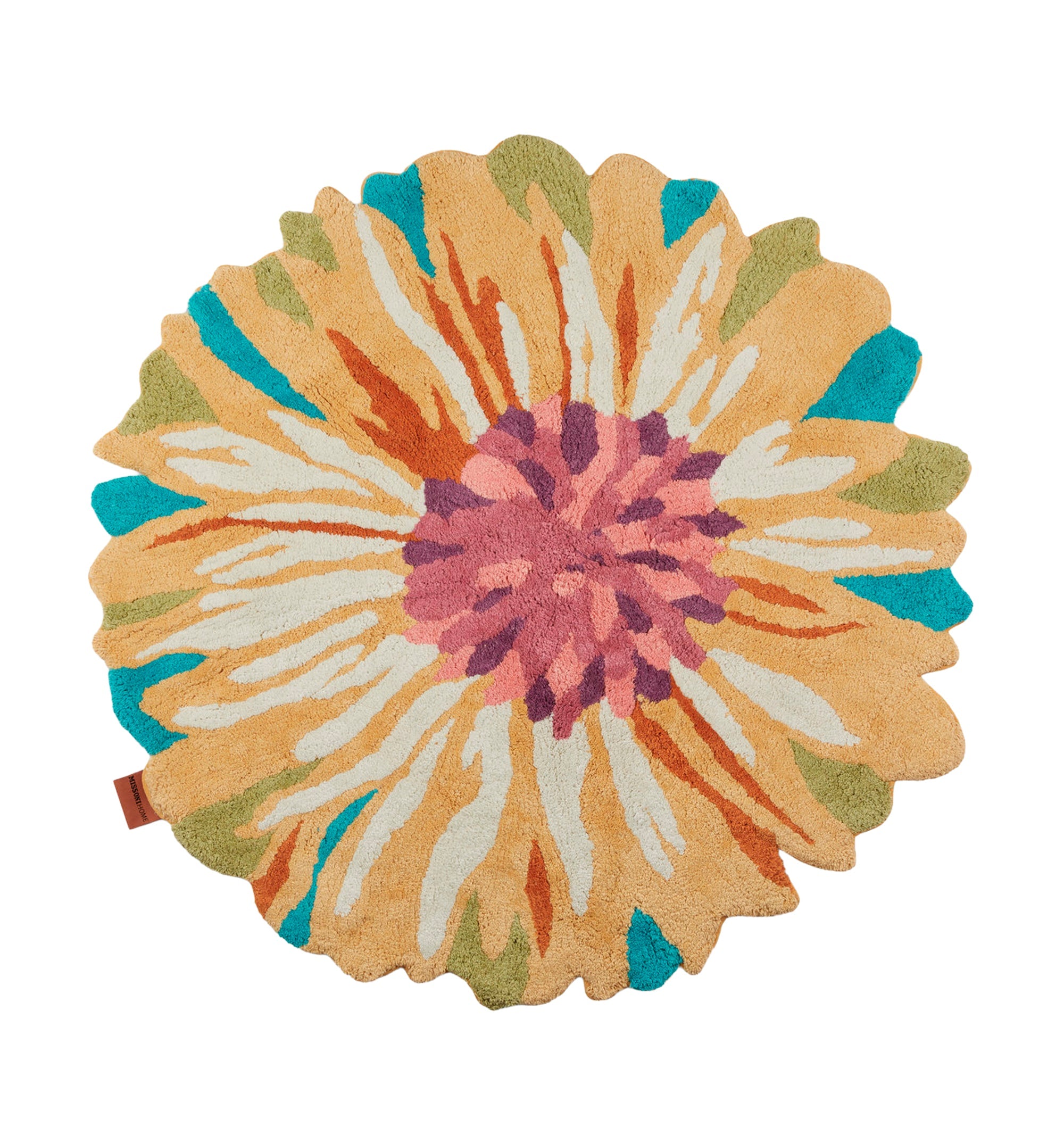 Blandine floral bath mat 80 cm