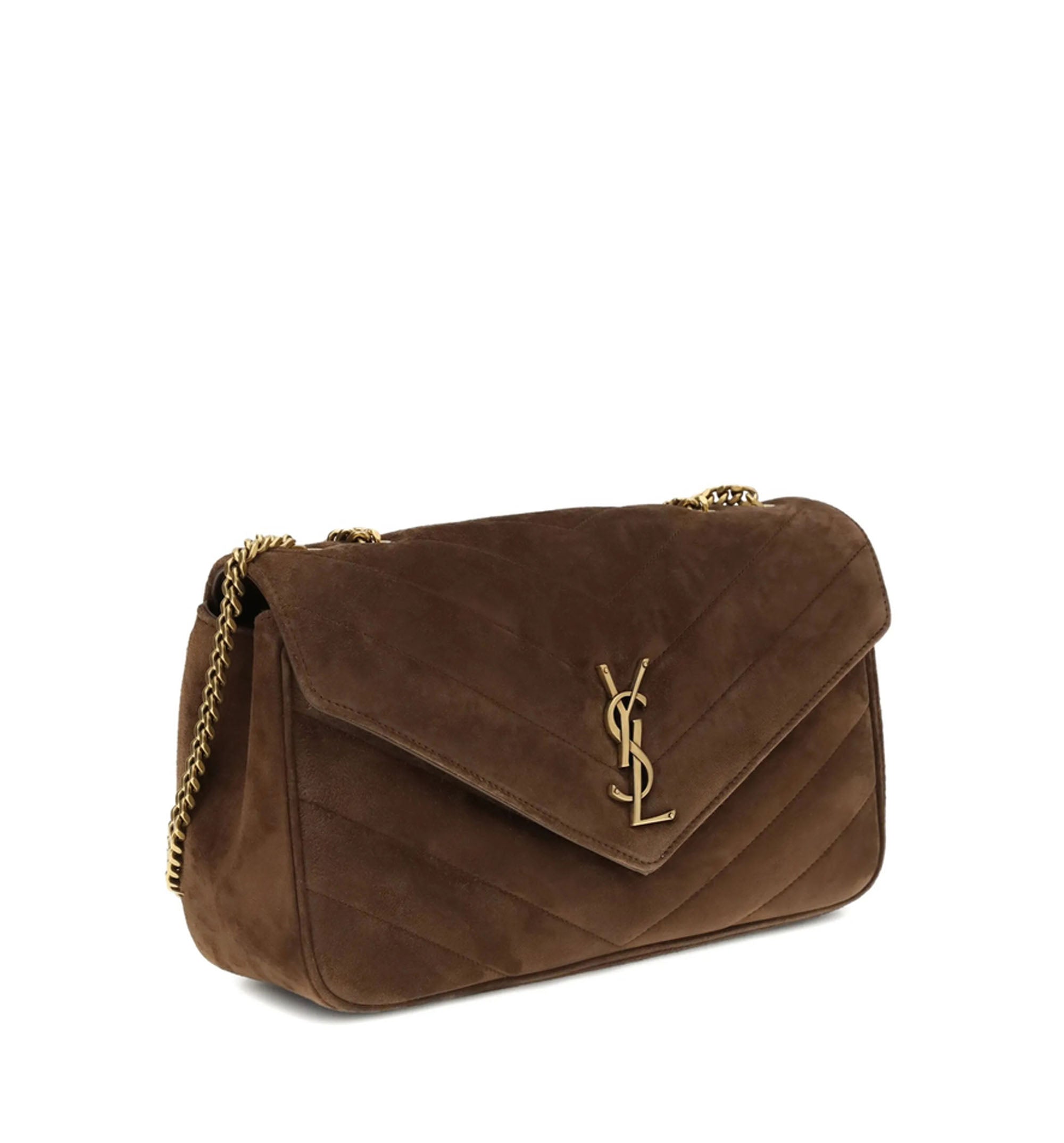 Loulou Medium In Matelassé Suede