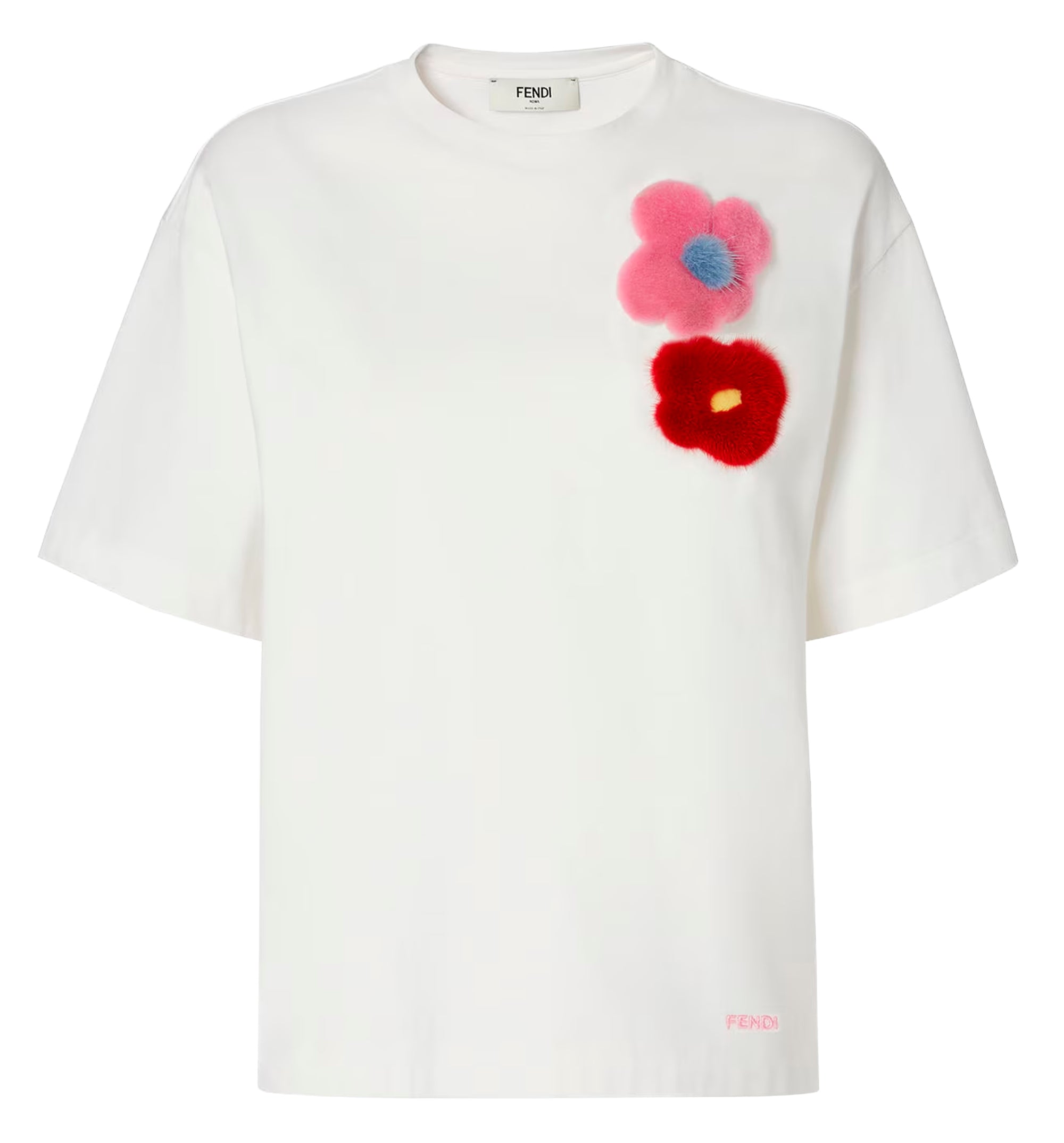 White jersey T-shirt