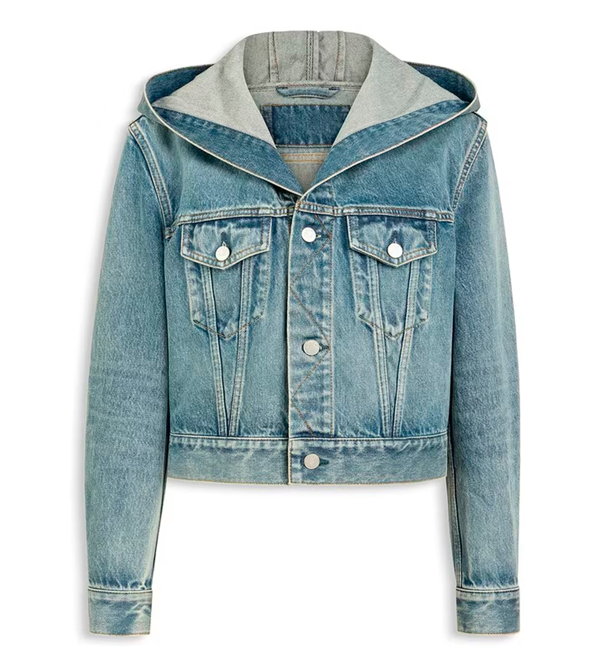 Hooded Denim Jacket