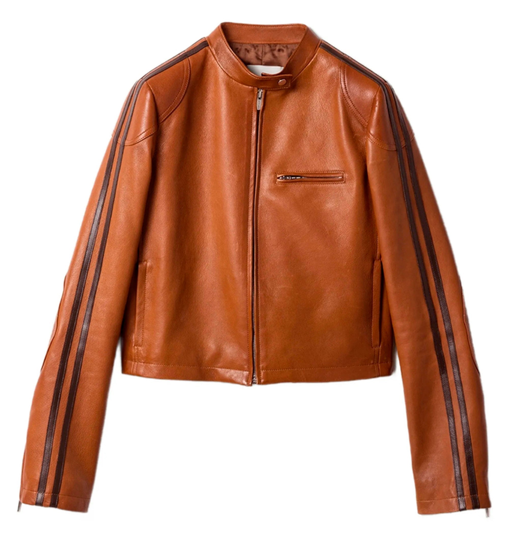 Nappa leather jacket