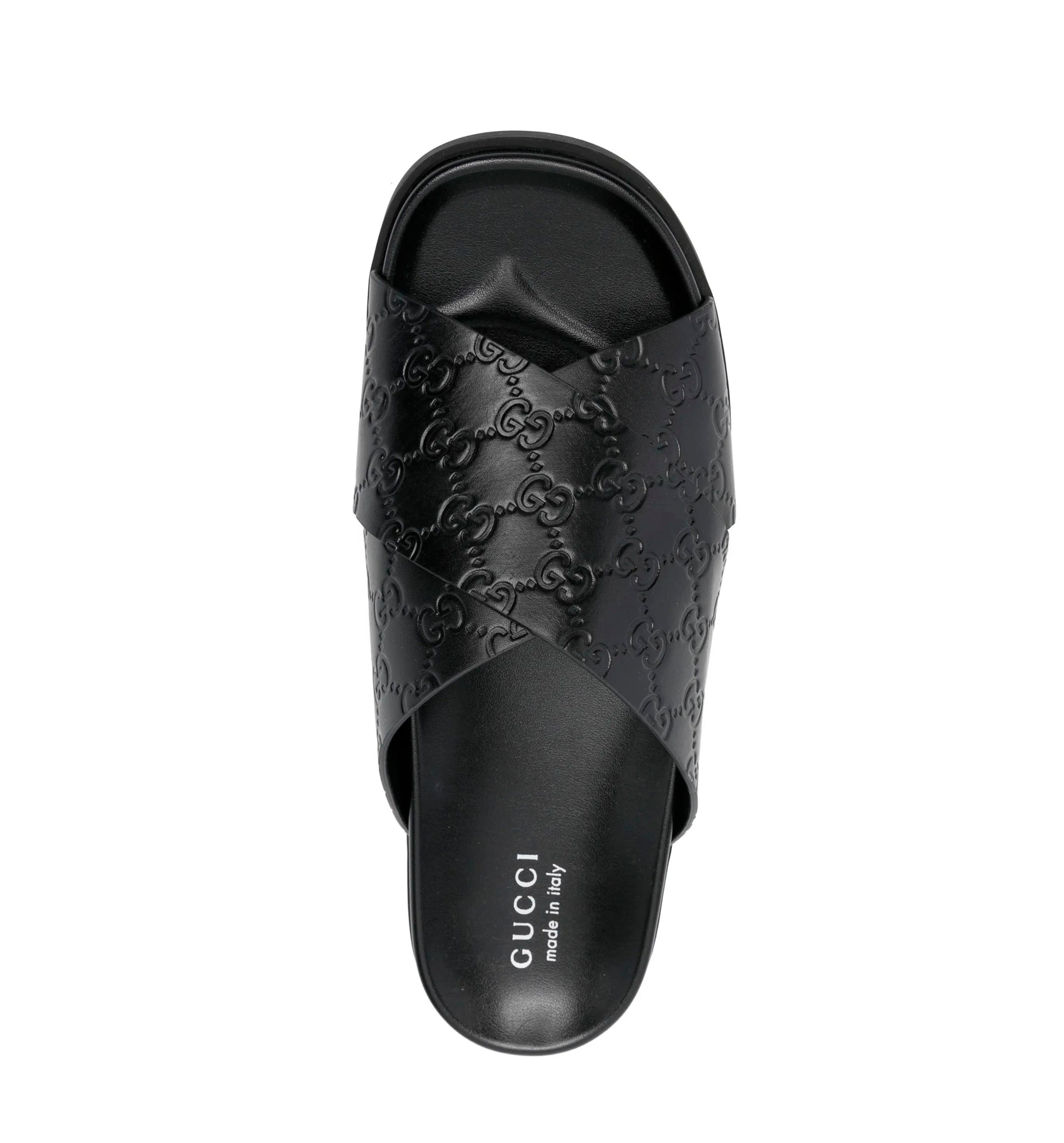 Interlocking-G Criss-cross Flat Sandals