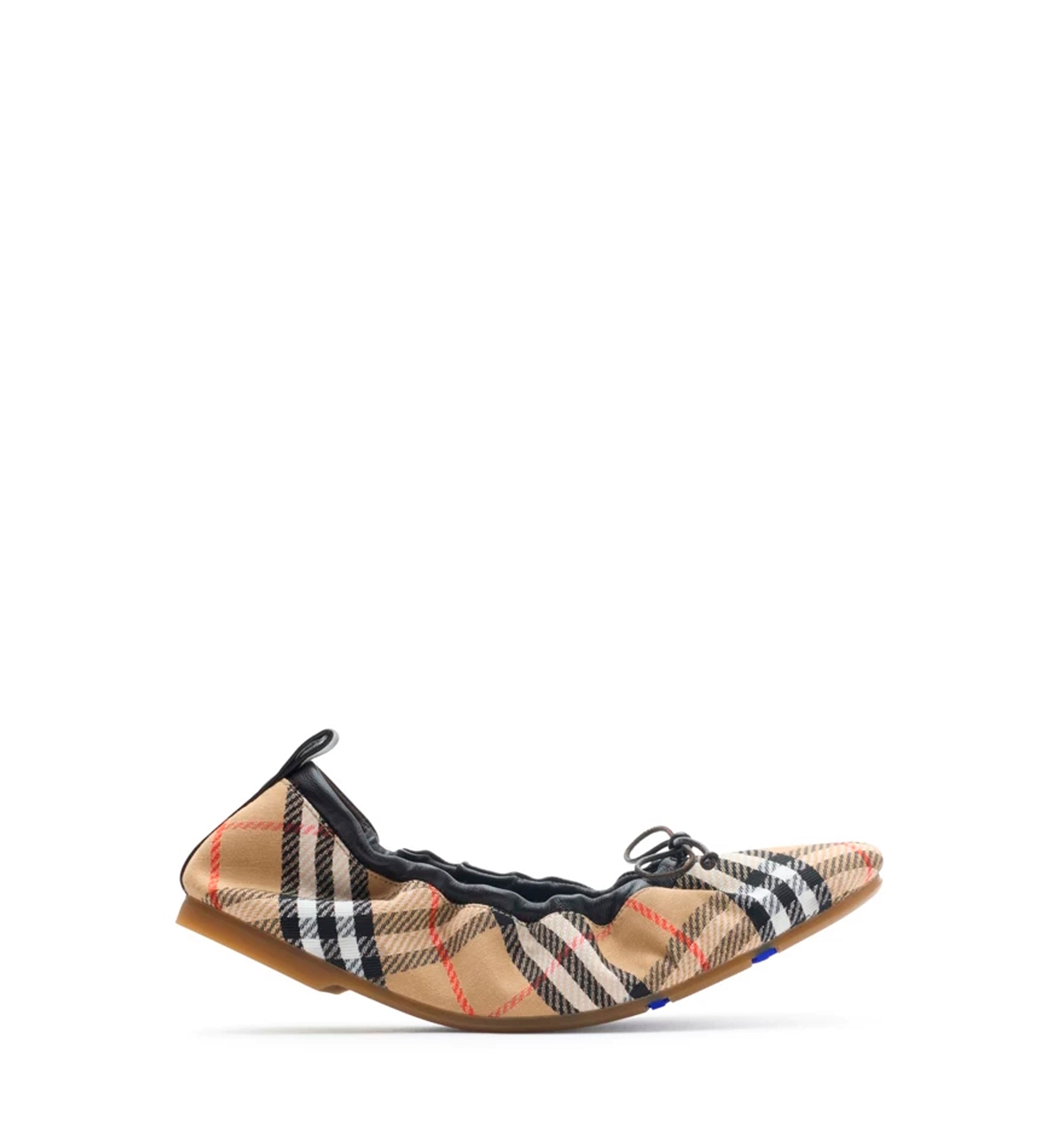 Check Fawn Ballerinas