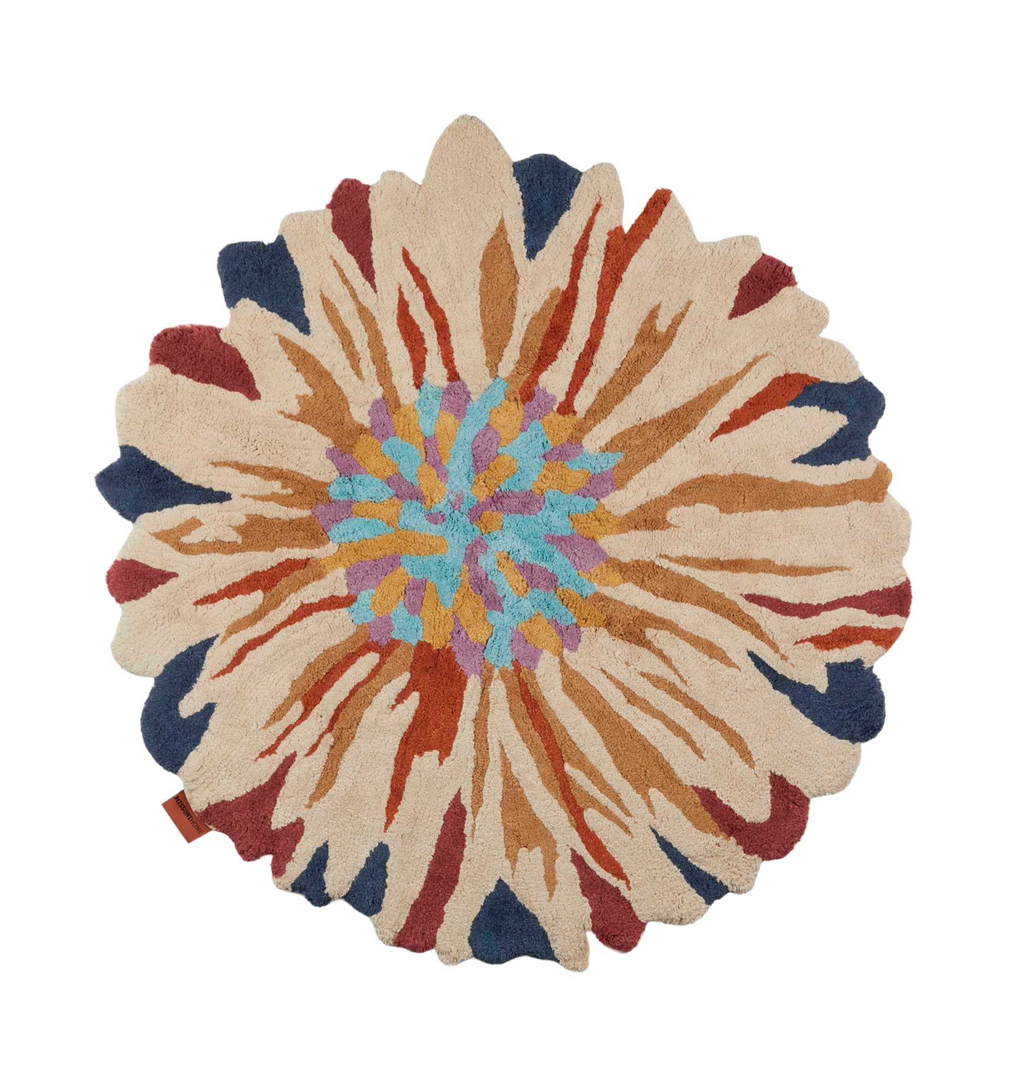 Blandine floral bath mat 80 cm