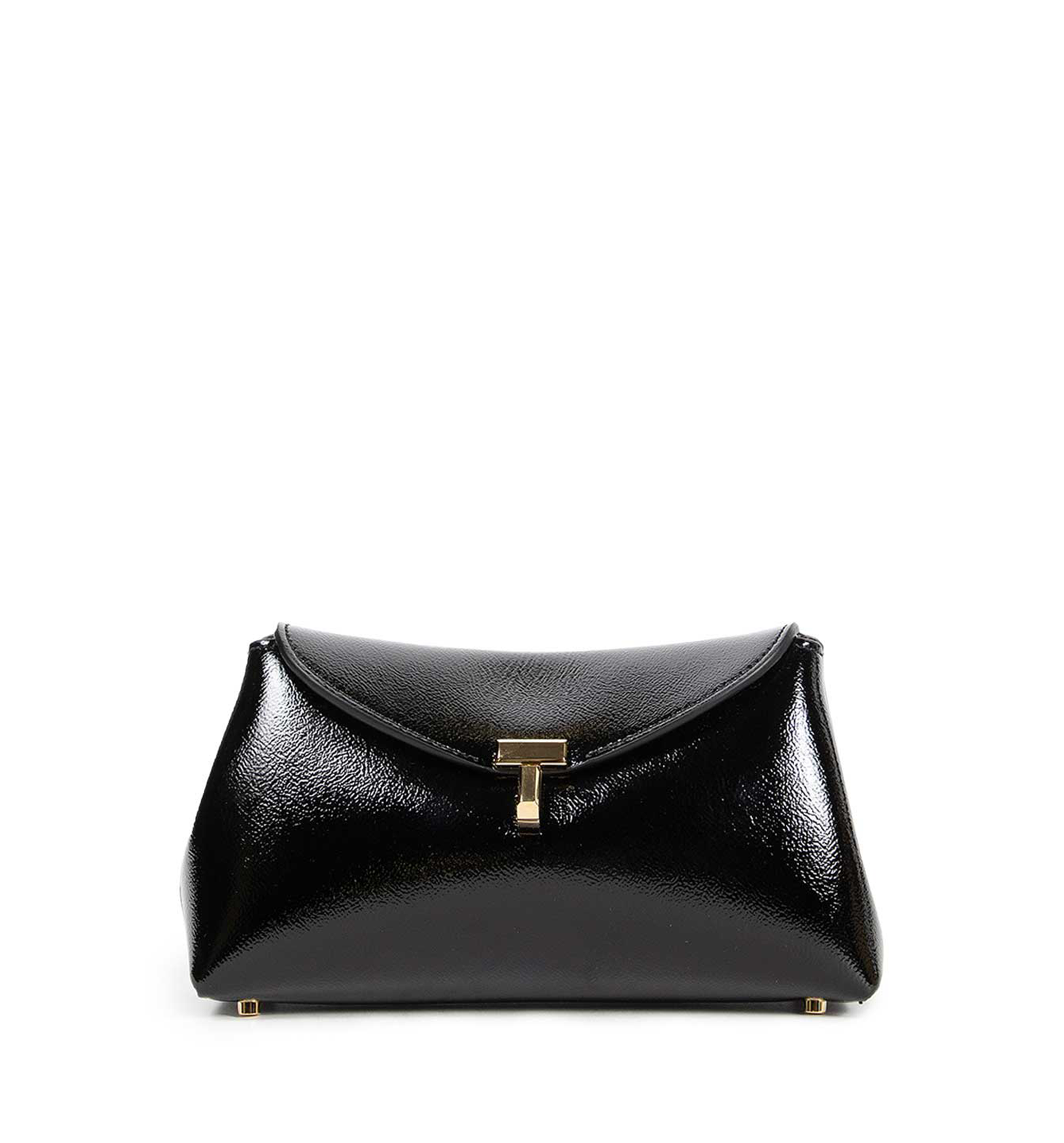 Mini T-Lock Naplak Leather Clutch