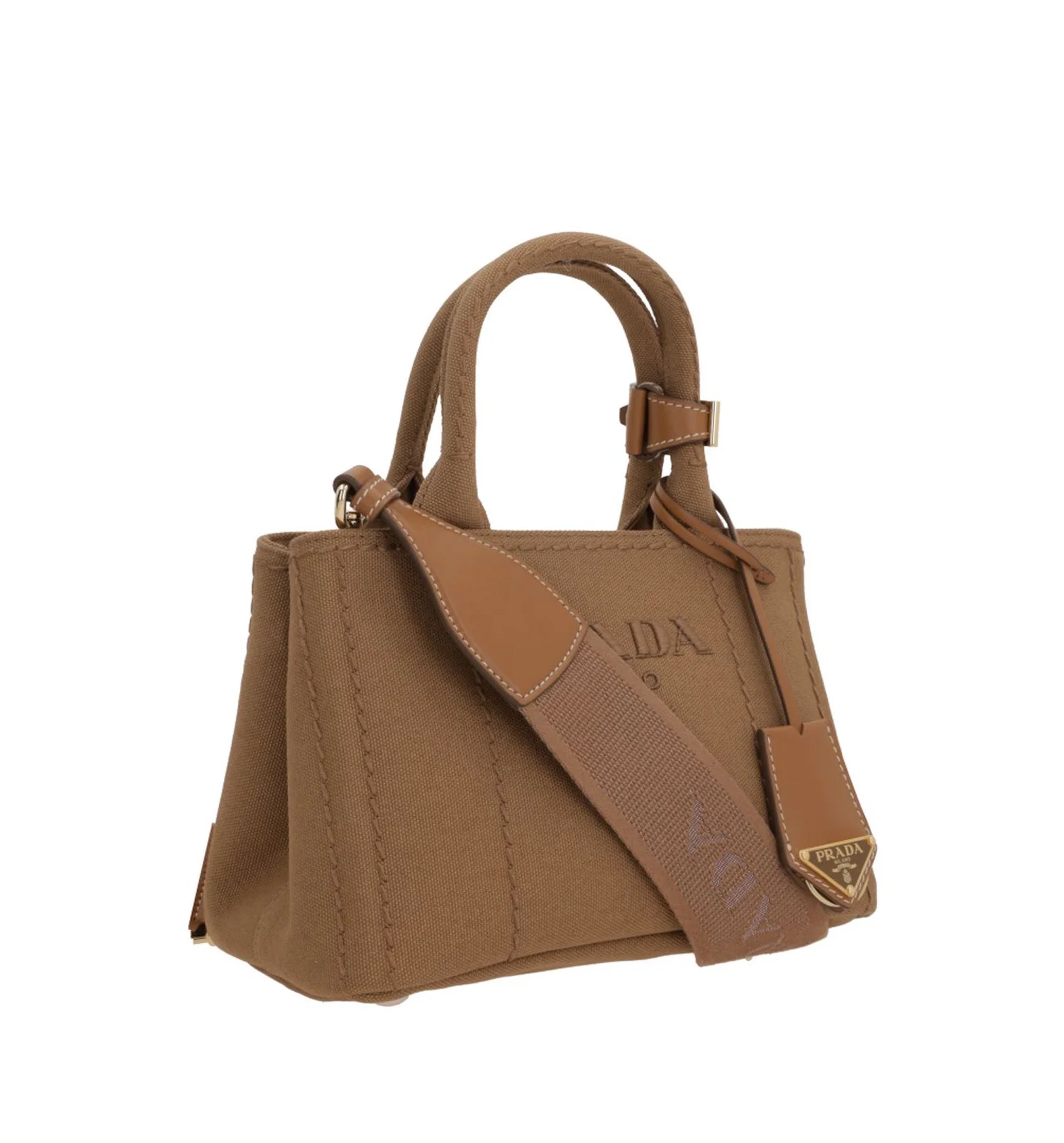 Prada Mini Brown Tote Bag