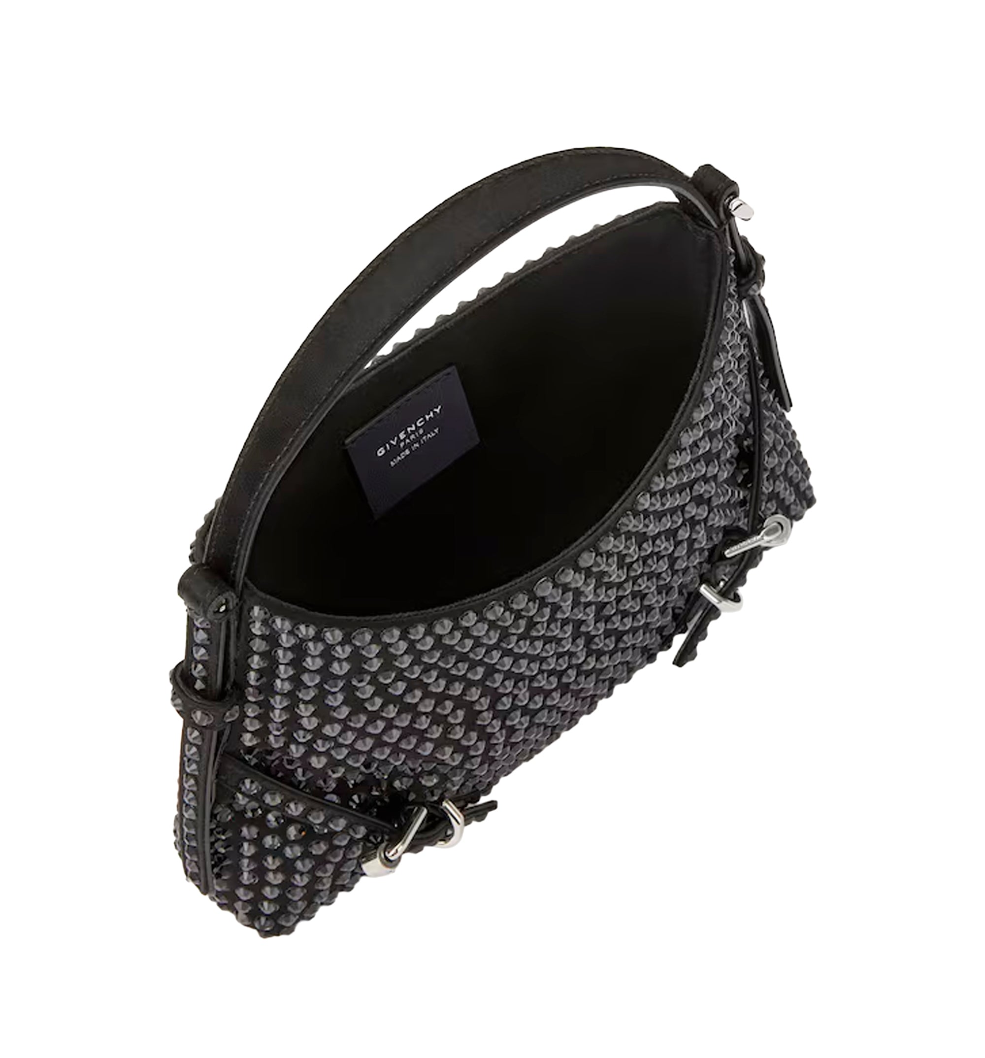 Nano Voyou bag in leather with strass