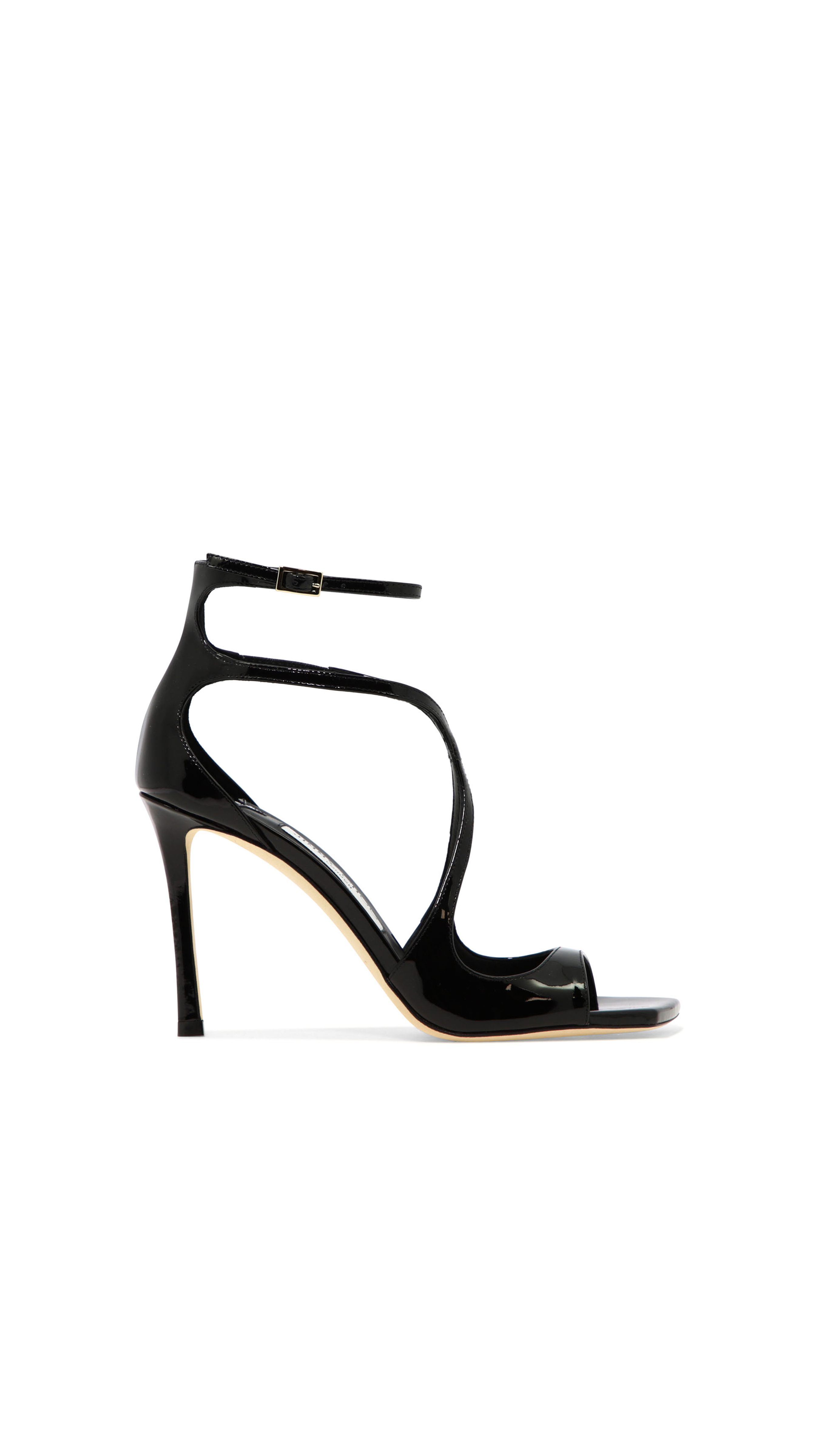 Azia 95 Patent Leather Sandals - Black