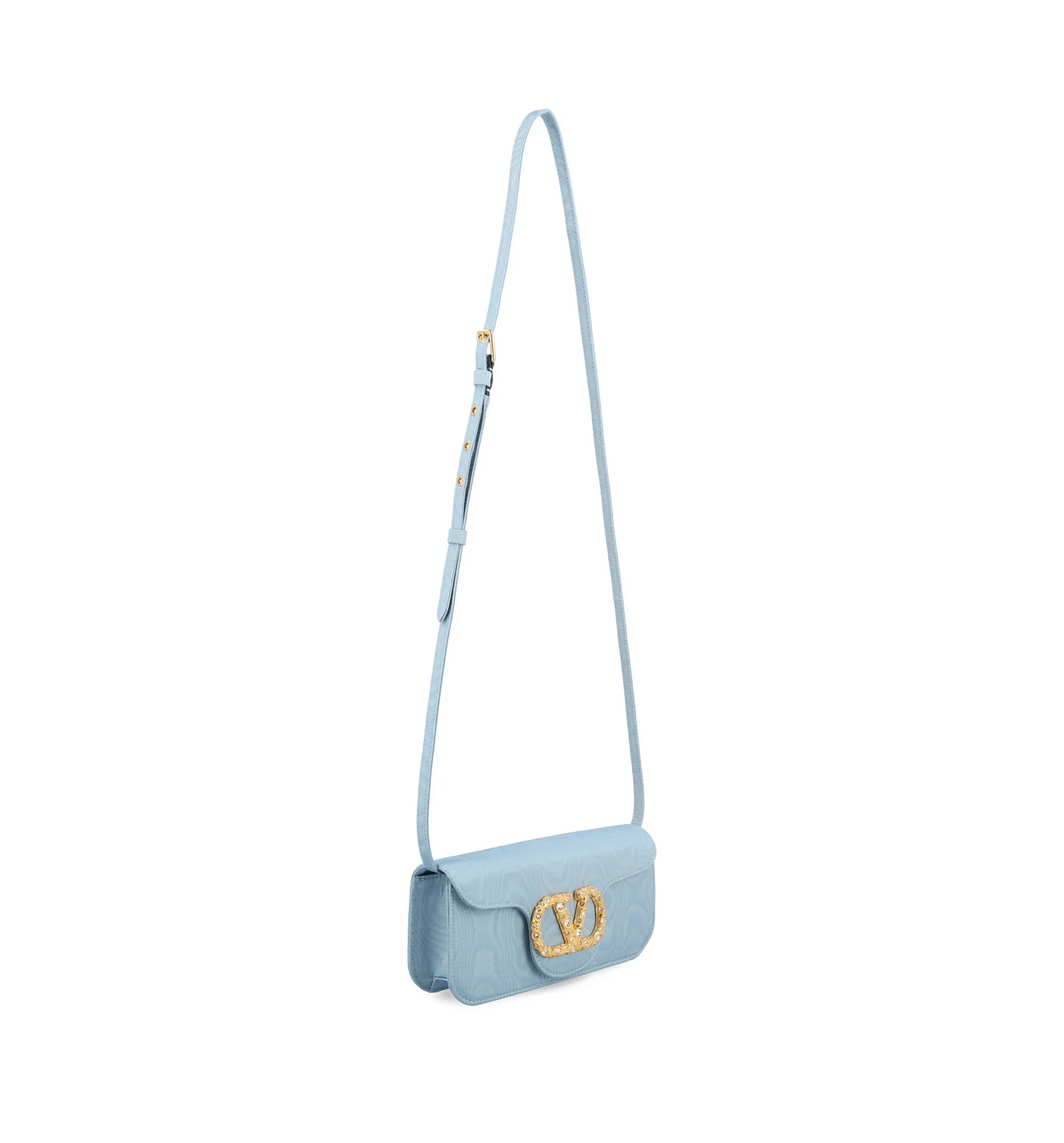 Locò VLogo Signature Foldover Top Clutch Bag