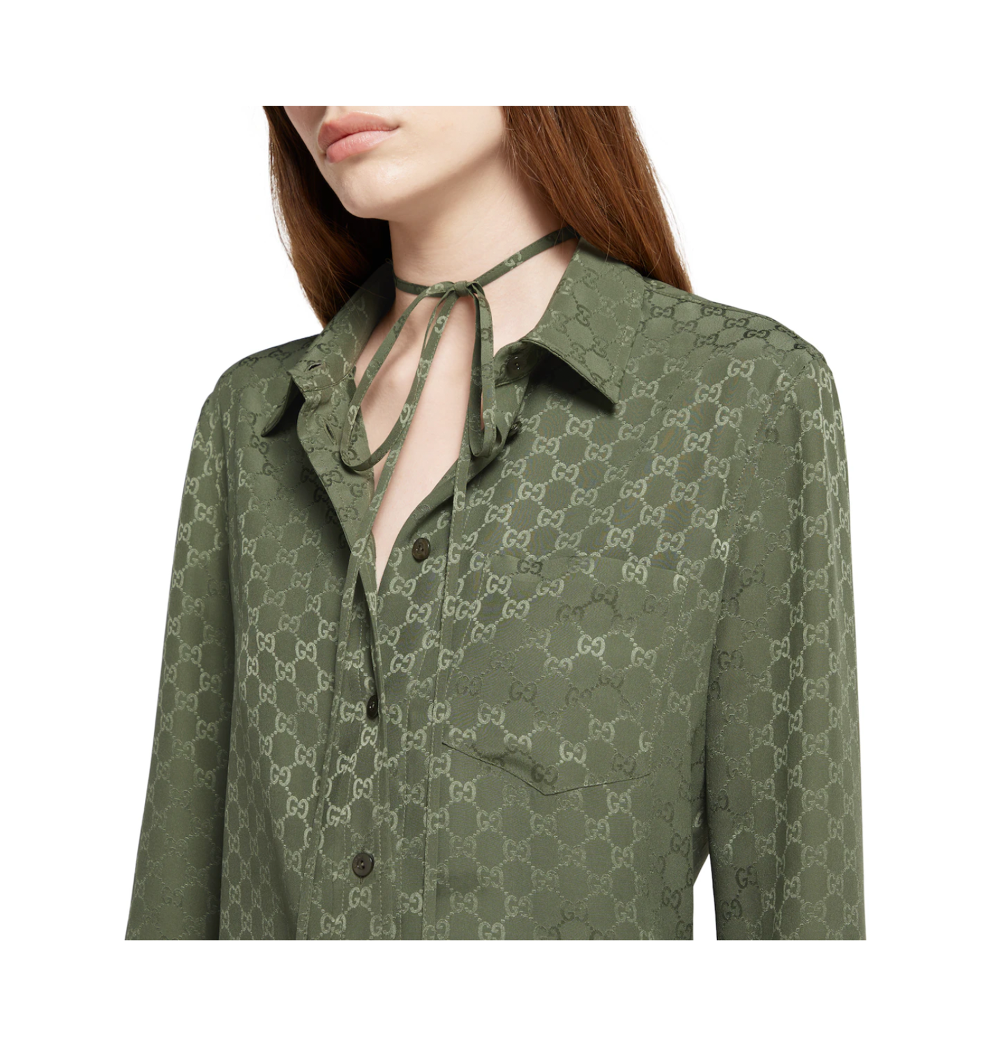 GG Silk Jacquard Shirt