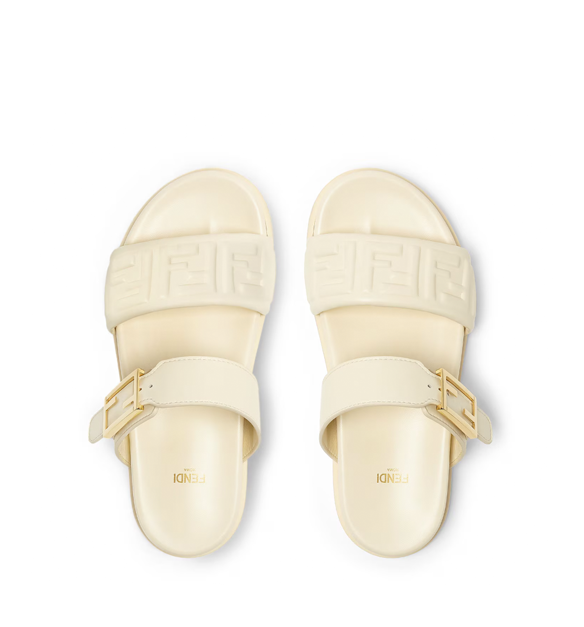 Fendi Feel Leather Sandals