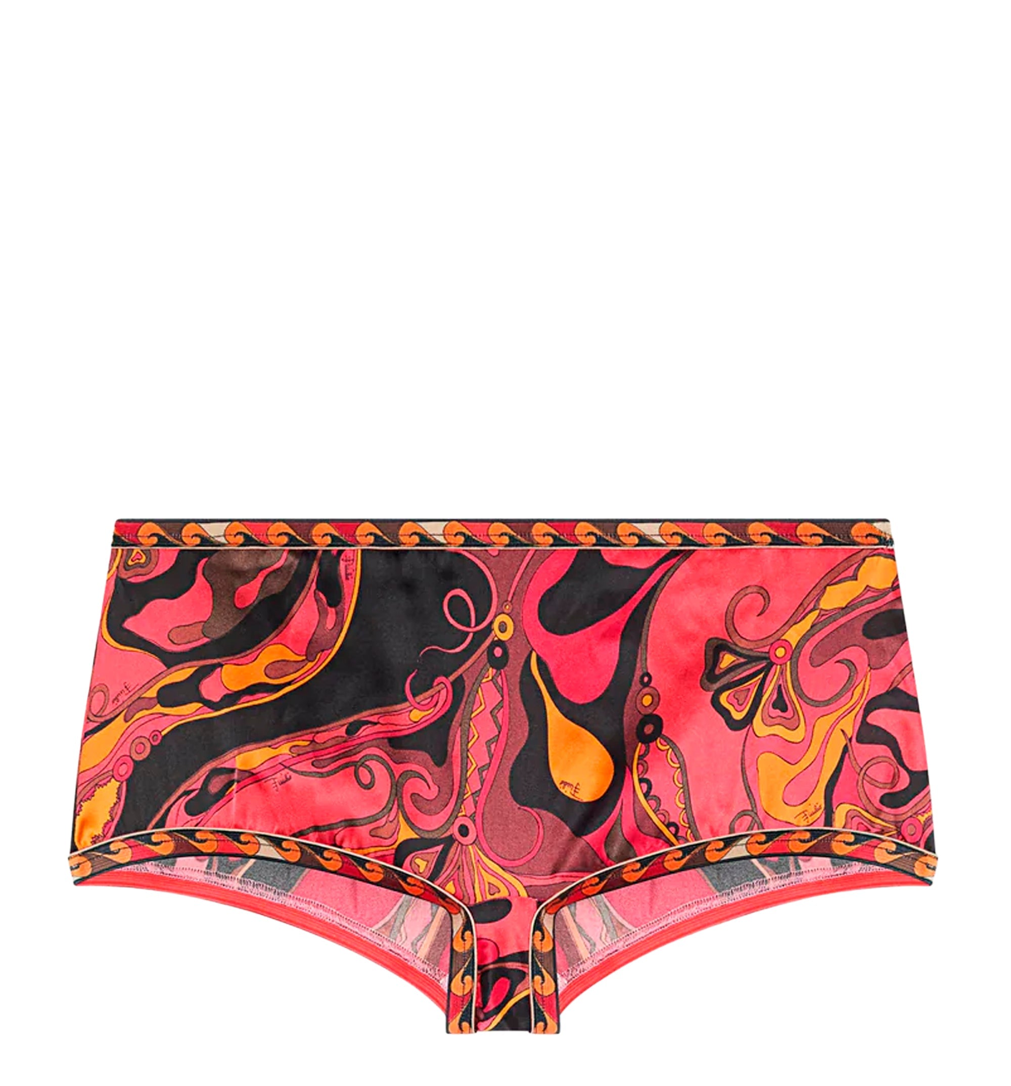 Orchidee Print Silk Coulotte