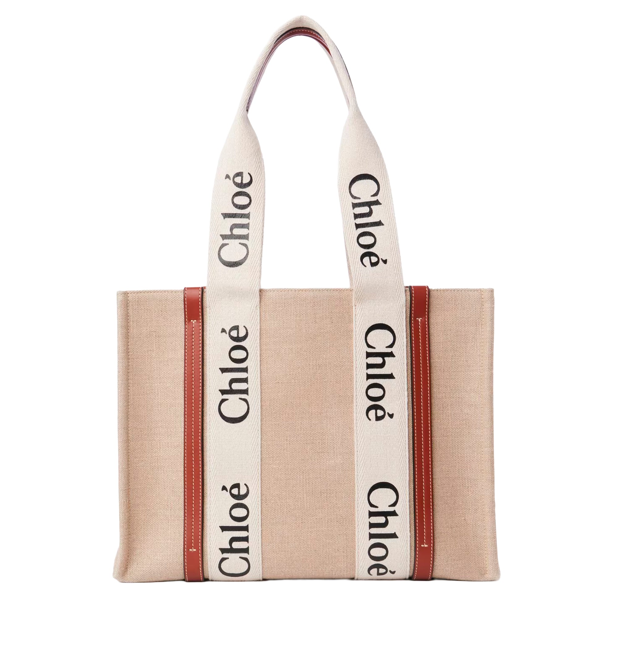 Woody tote bag in linen