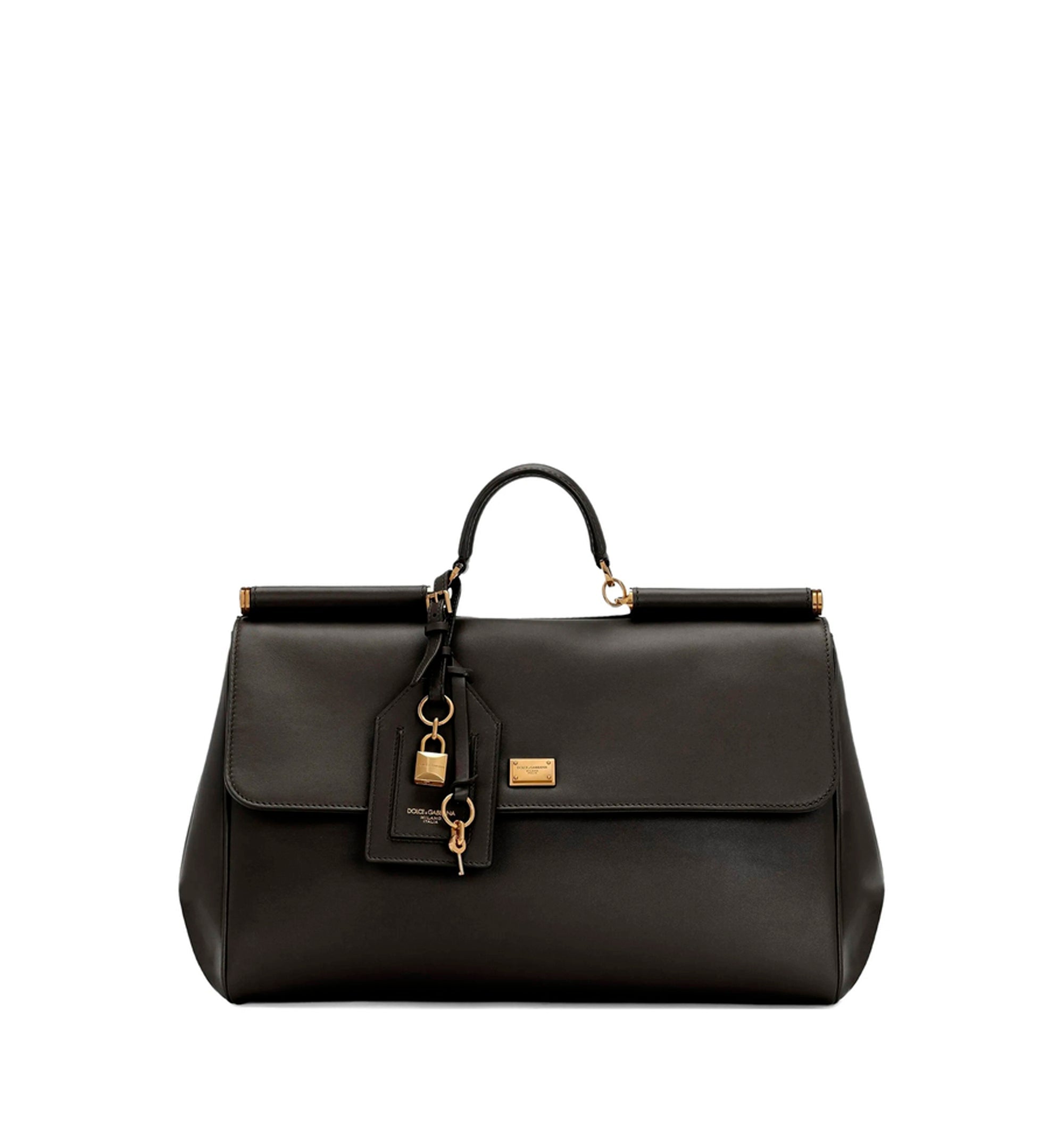 Maxi My Sicily handbag in plongé calfskin