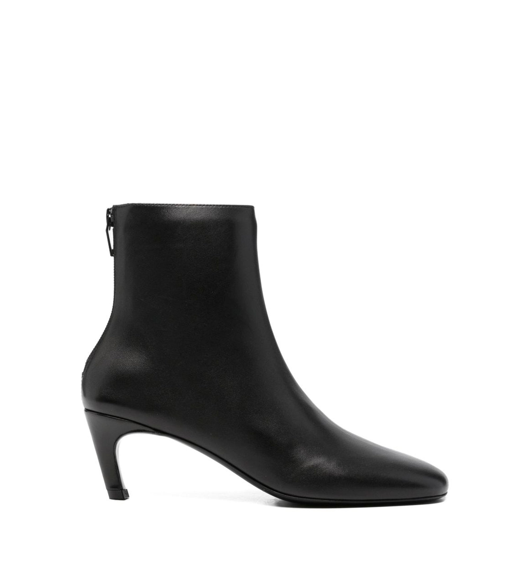 Leather ankle boots