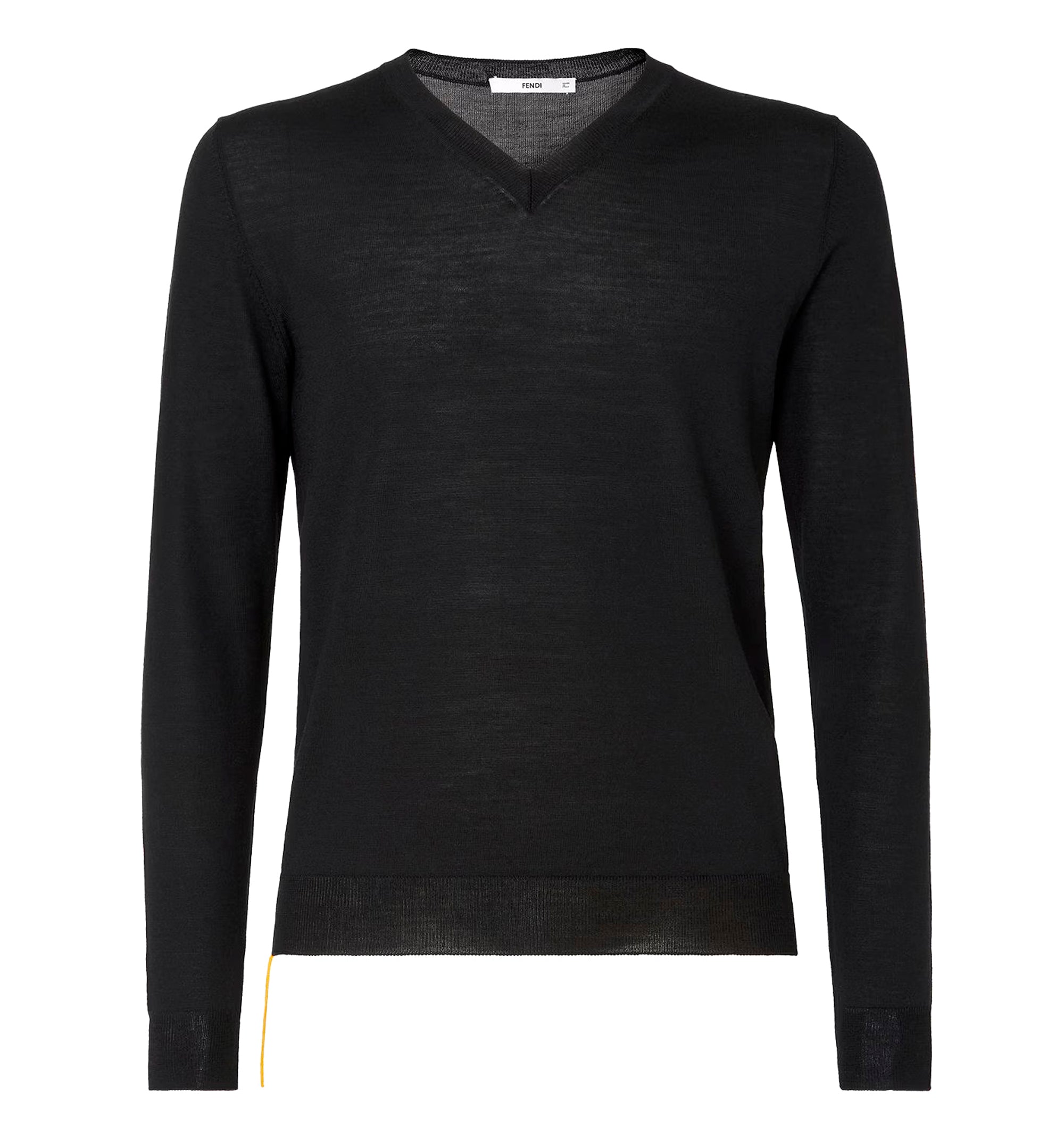 Black wool pullover