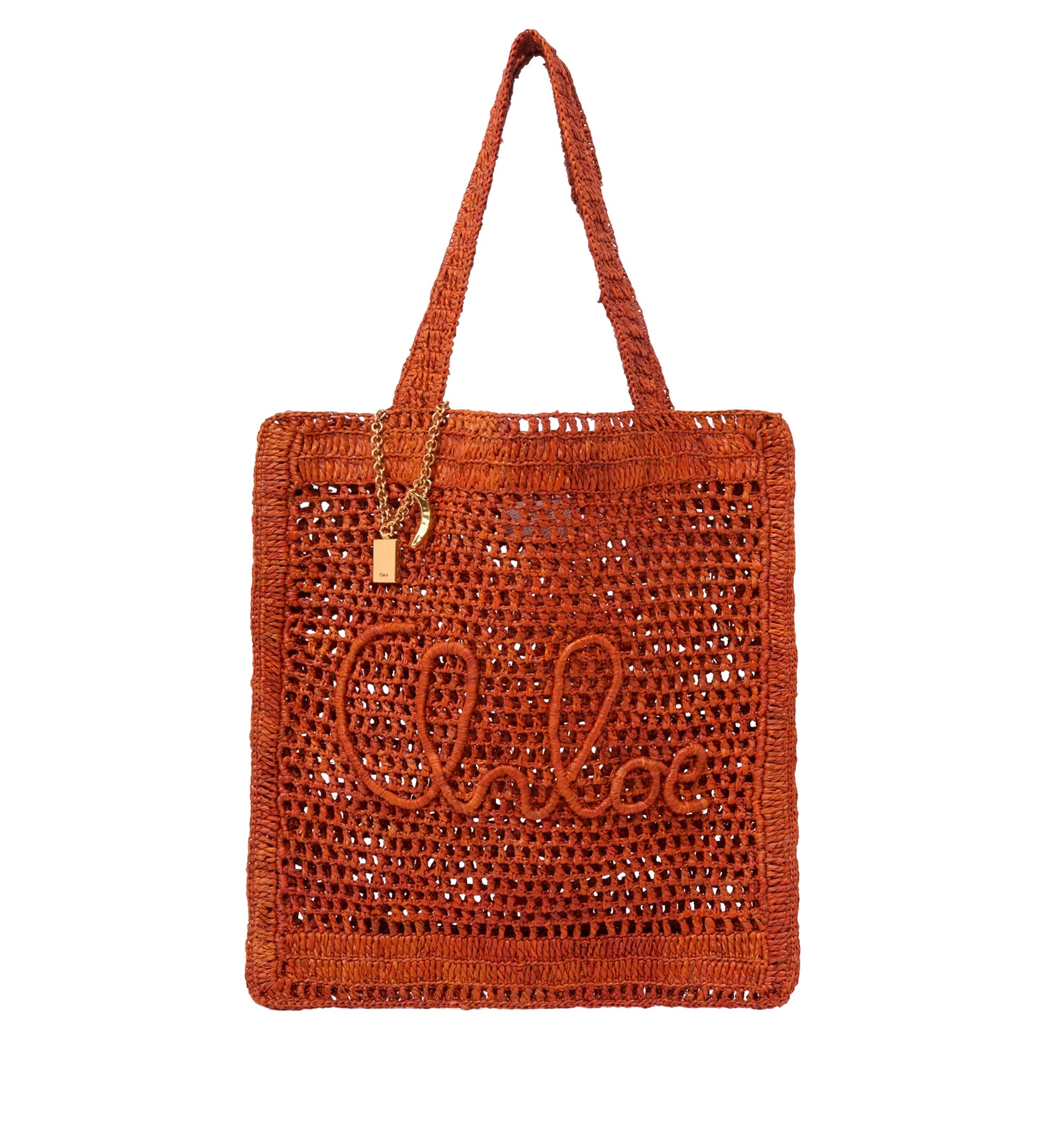 Summer Banana tote bag in raffia