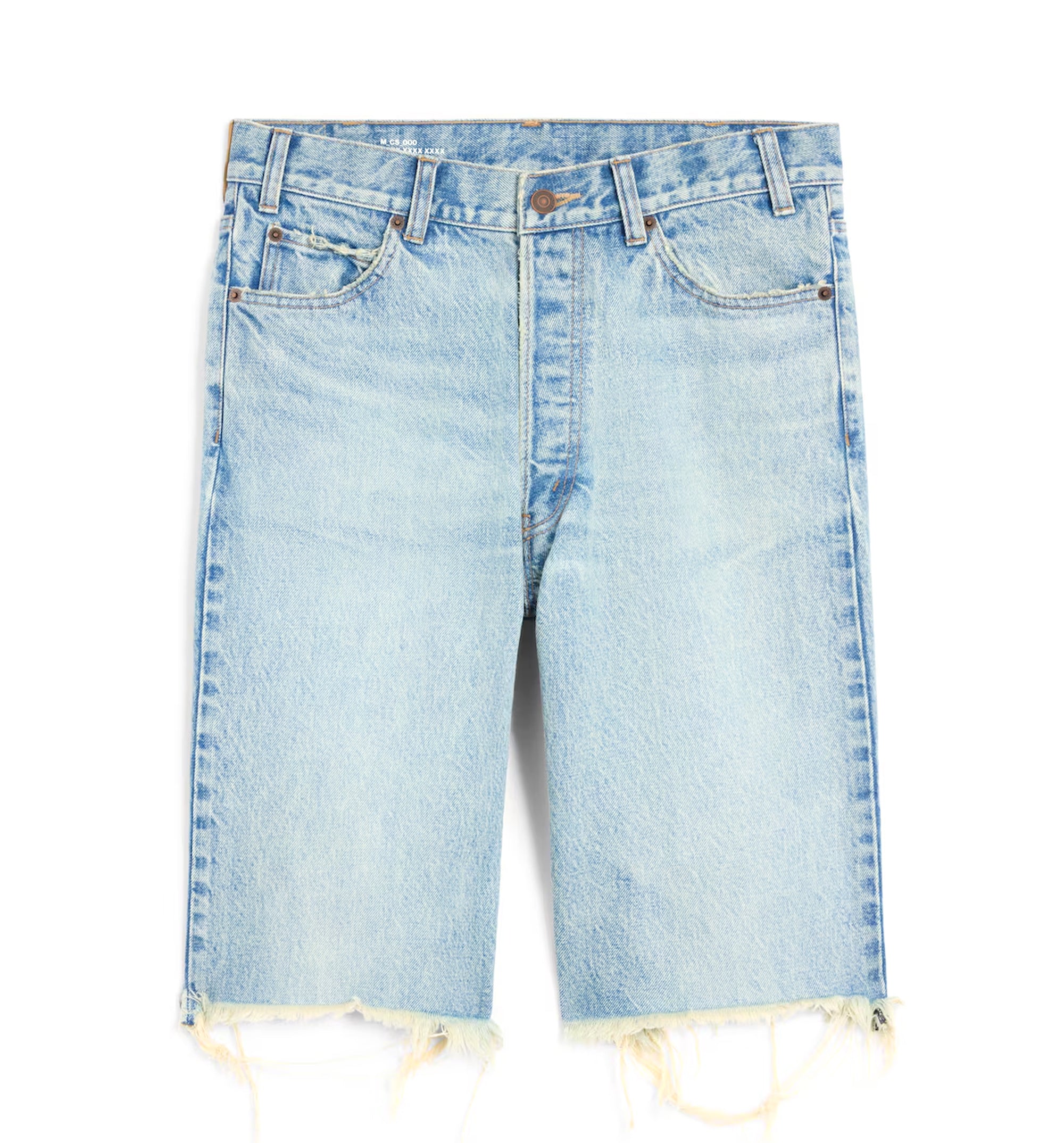 Bermudas In Cotton Denim