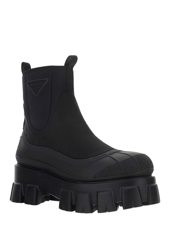 Monolith Re-Nylon Gabardine Boots - Black