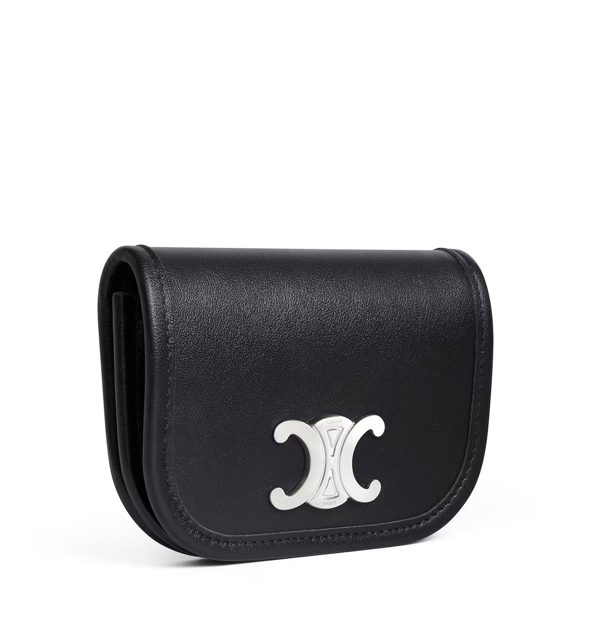 Keyring Nano Besace Triomphe In Smooth Calfskin