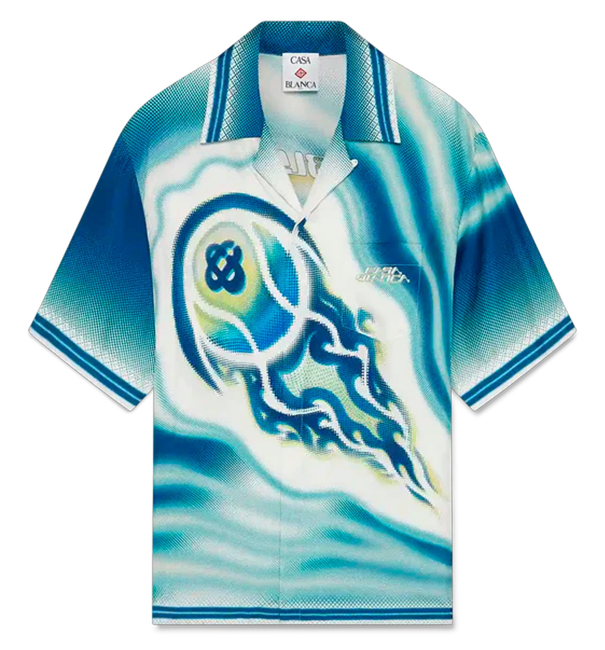 The Art Of The Serve Short Sleeve Silk Shirt