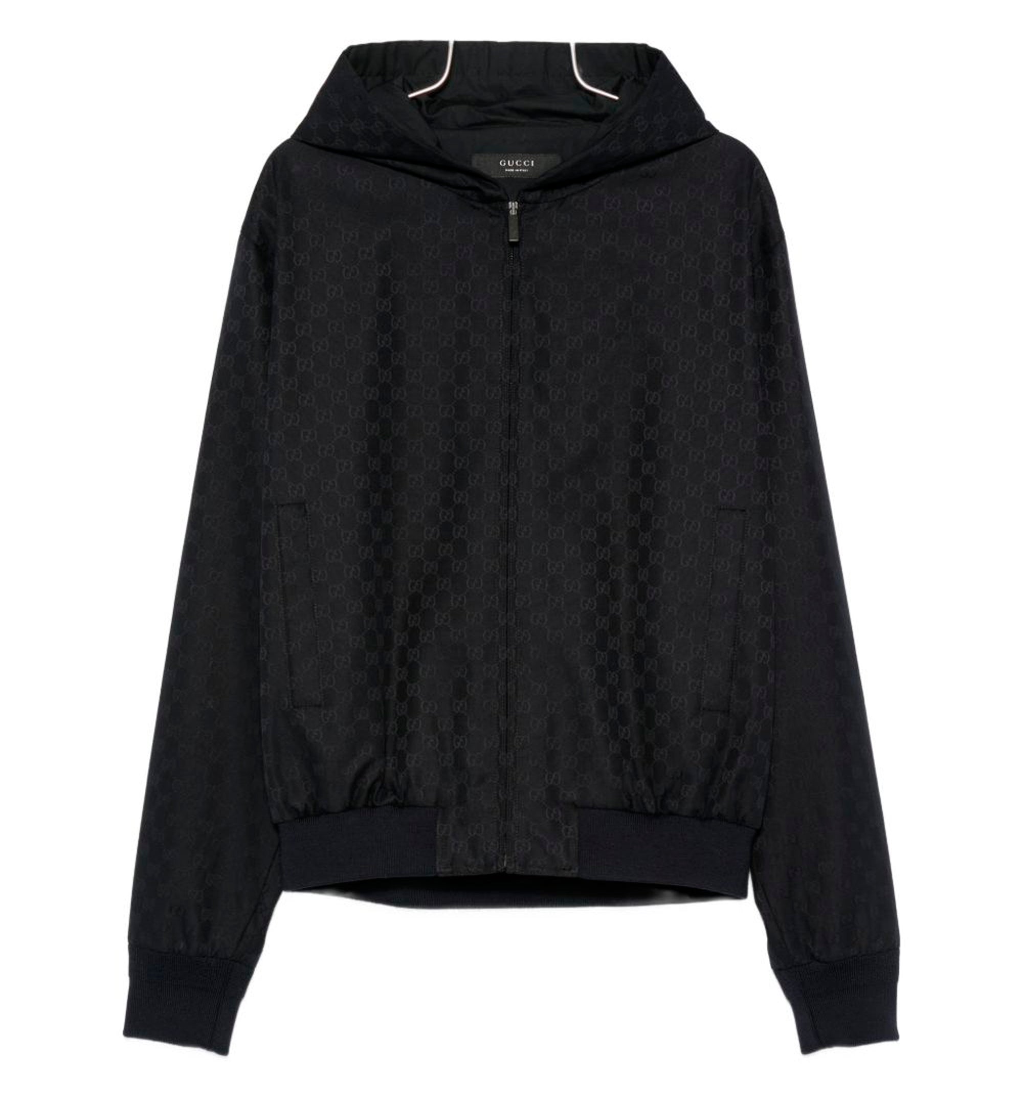 GG cotton canvas zip jacket