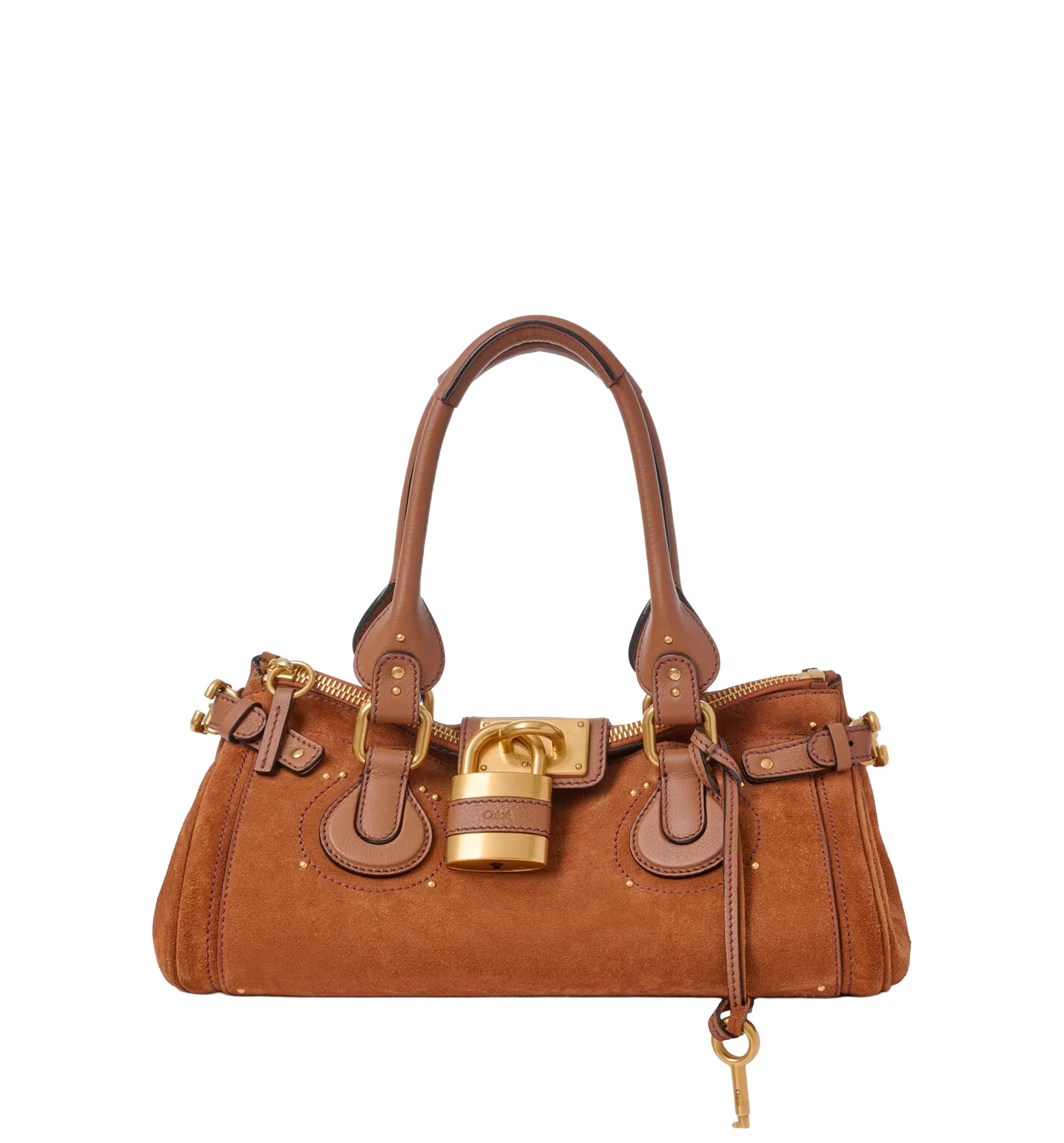 Paddington bag in suede leather
