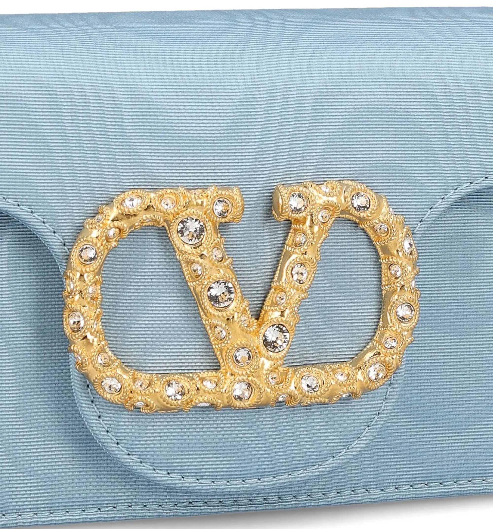 Locò VLogo Signature Foldover Top Clutch Bag