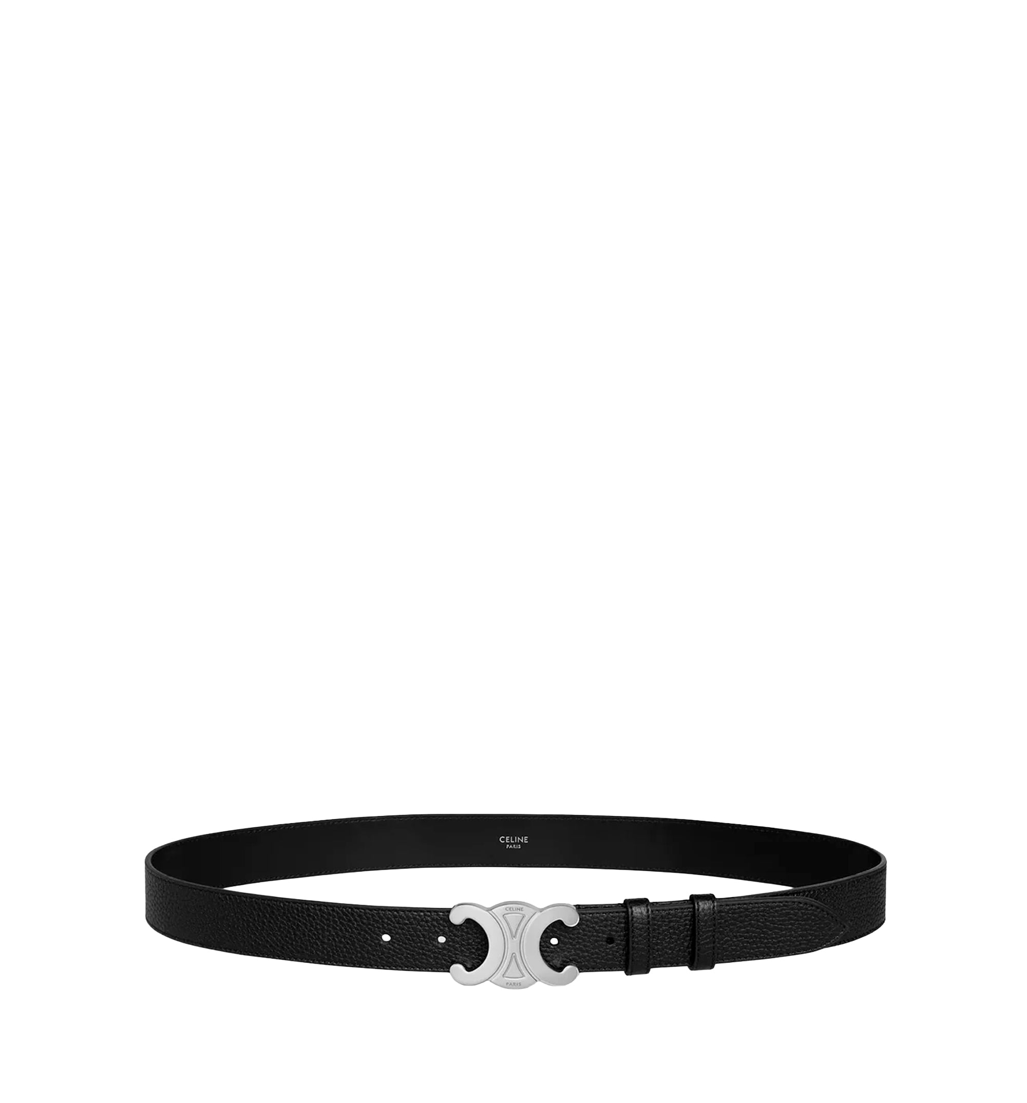 Triomphe Belt 30mm In Grained Calfskin