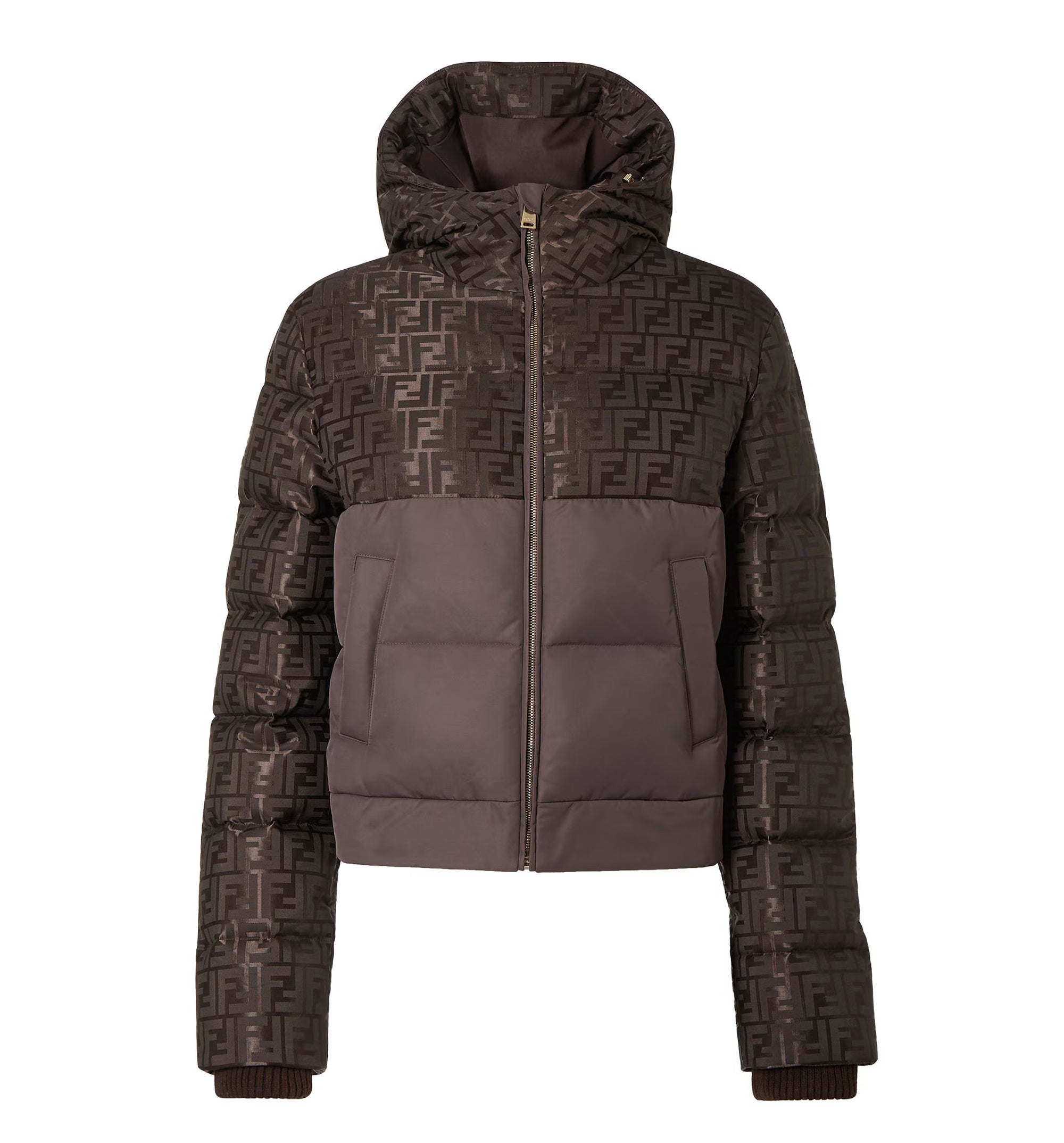 FF Jacquard nylon down jacket
