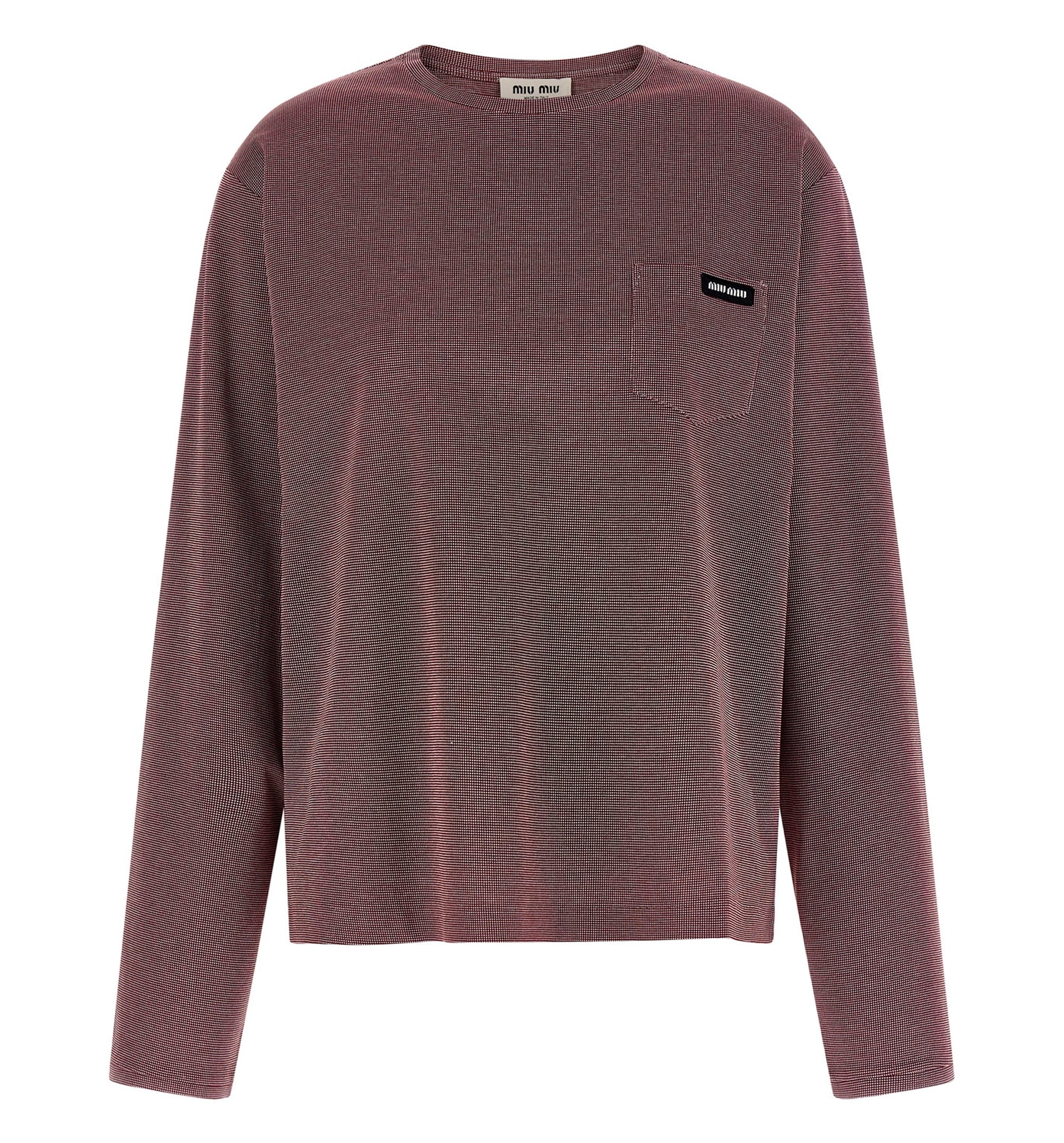 Jacquard jersey T-shirt