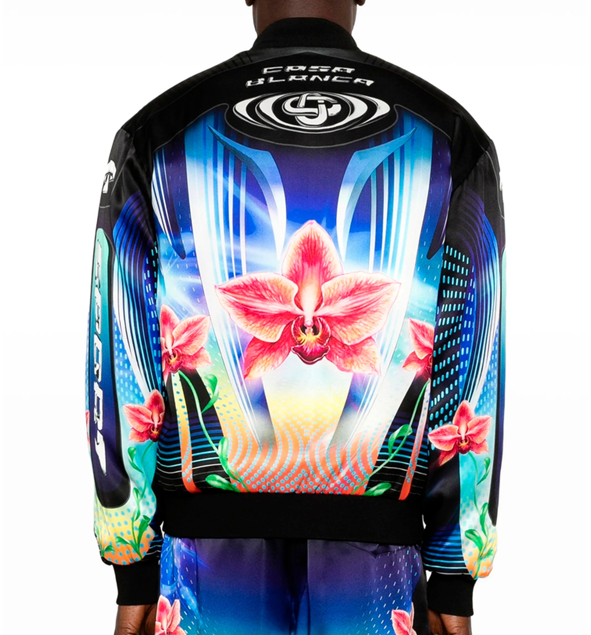 Floral-print Bomber Jacket