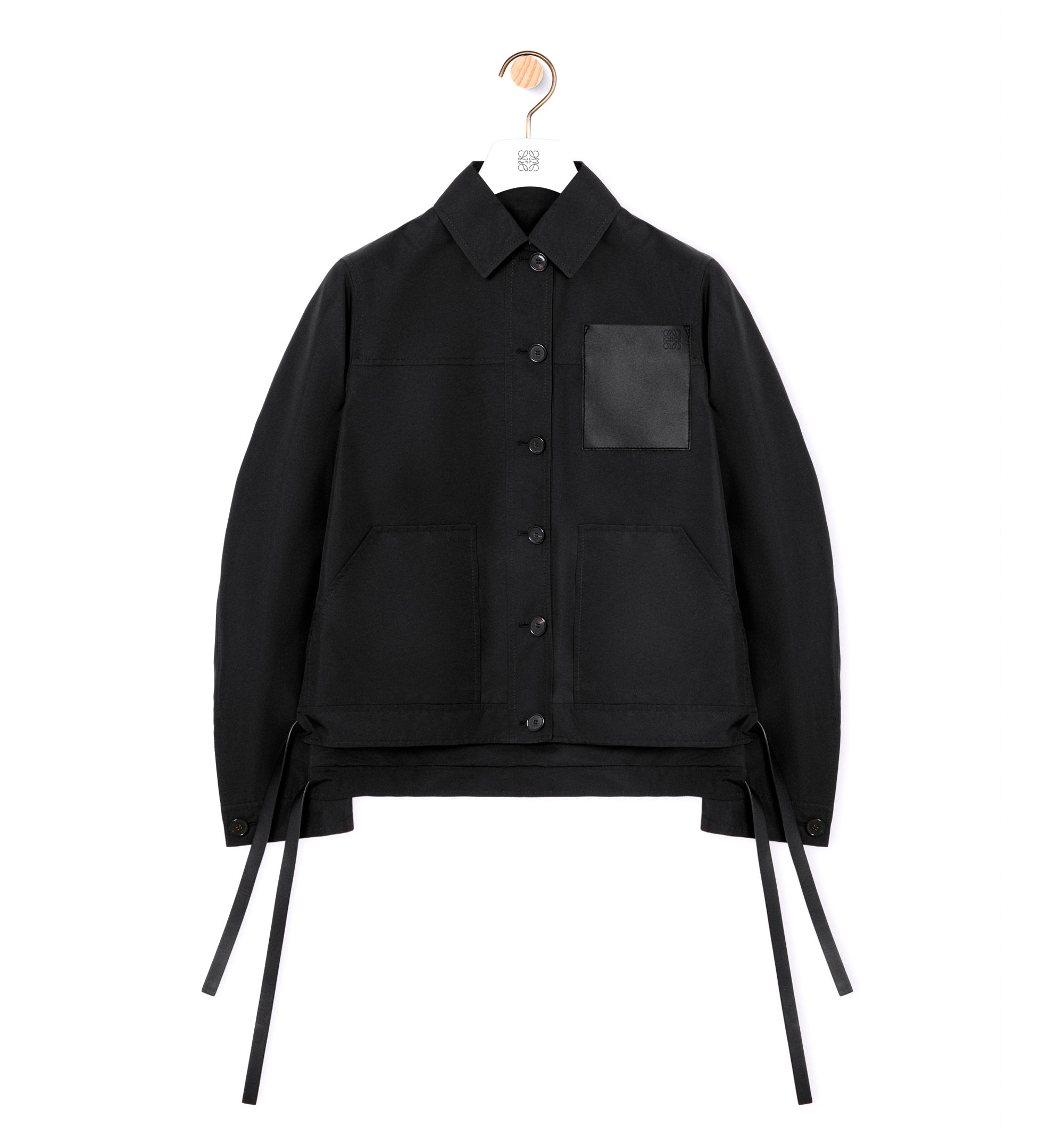 Workwear jacket in cupro blend